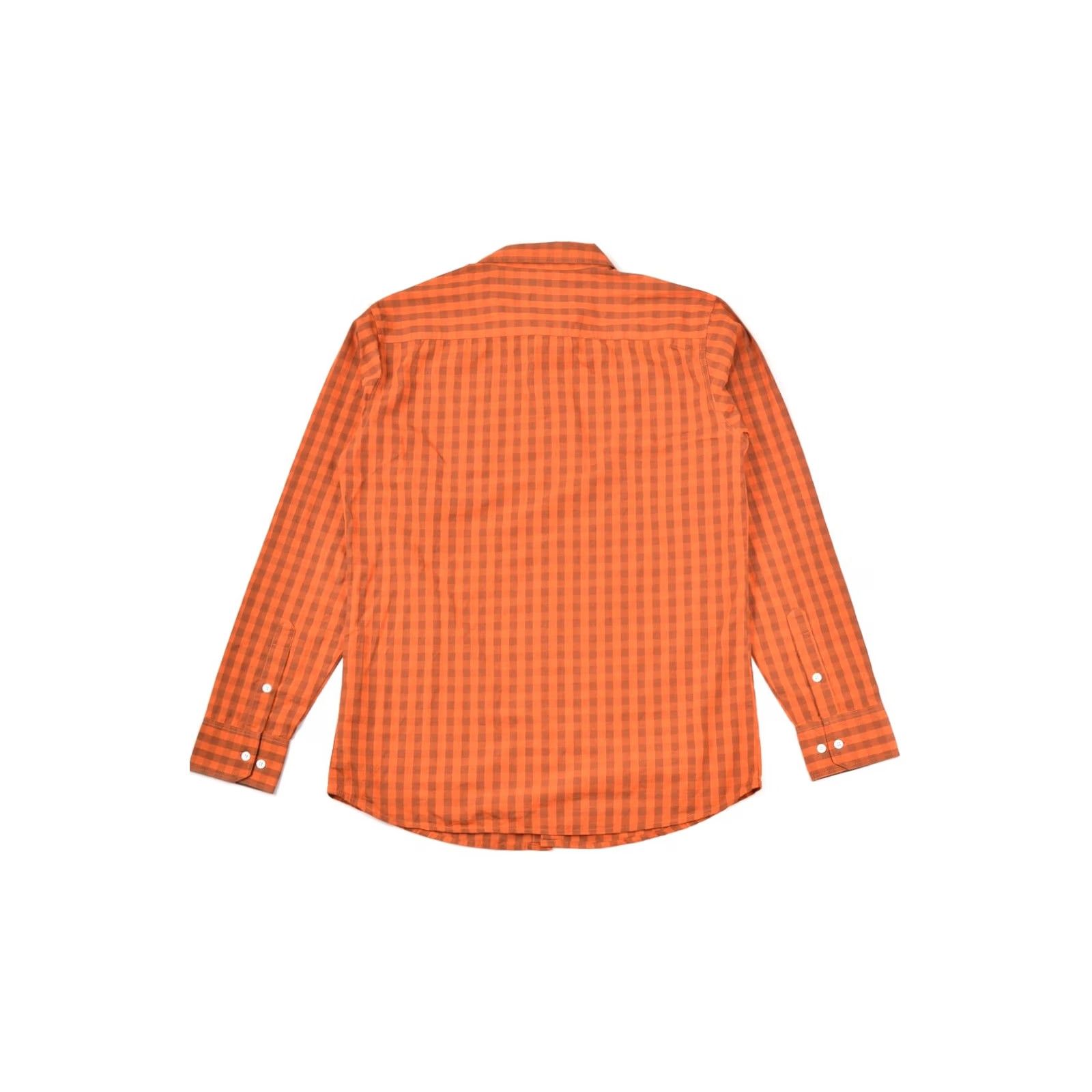 Vintage KTM Bike Industries Factory Team Orange Check Button Shirt Racing Size L Mens Size US L / EU 52-54 / 3 - 6 Thumbnail