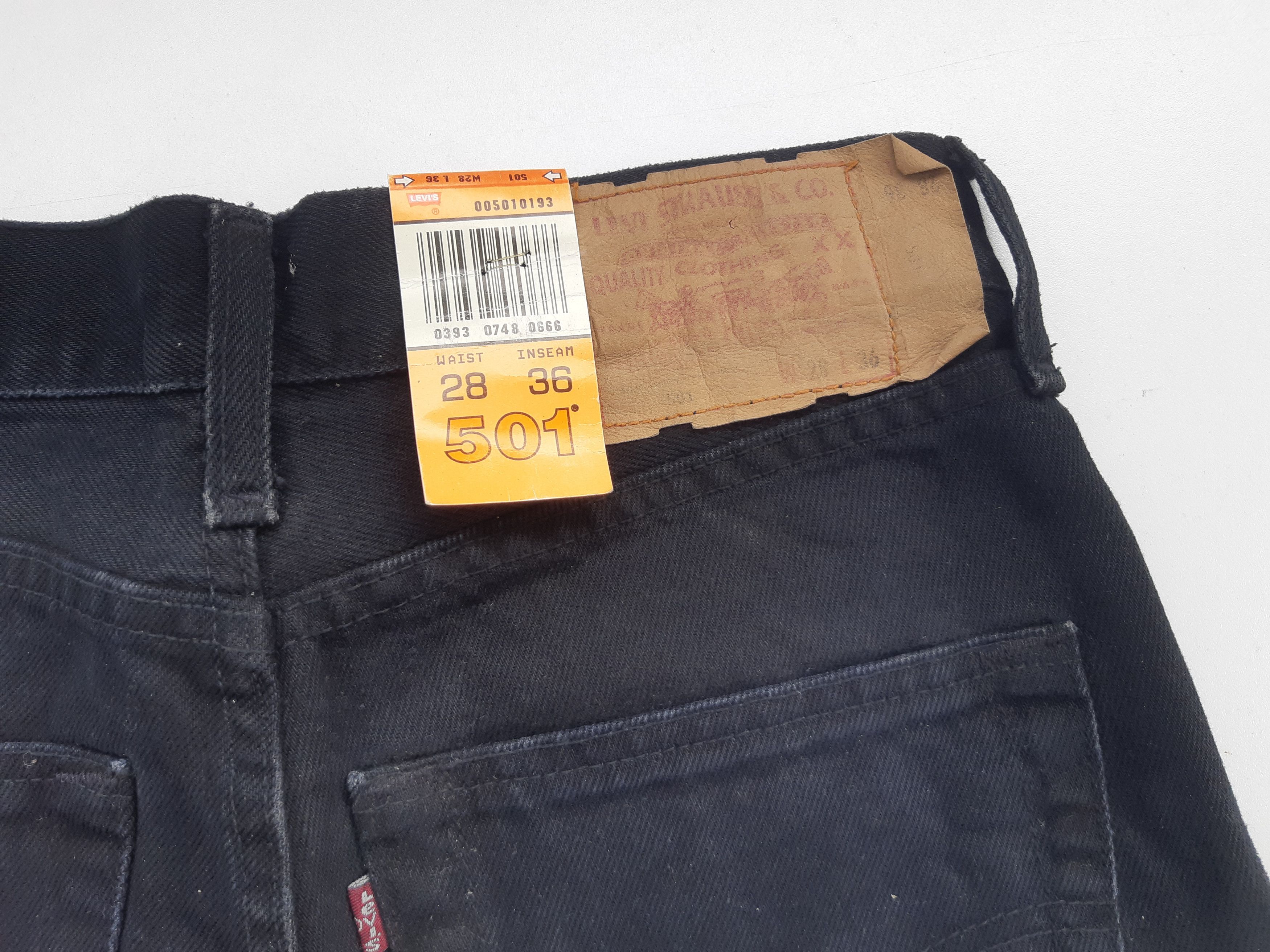 Levi's Vintage 90s LEVIS 501 Original Fit USA size W28/L36 NWT Size 28" / US 6 / IT 42 - 5 Thumbnail