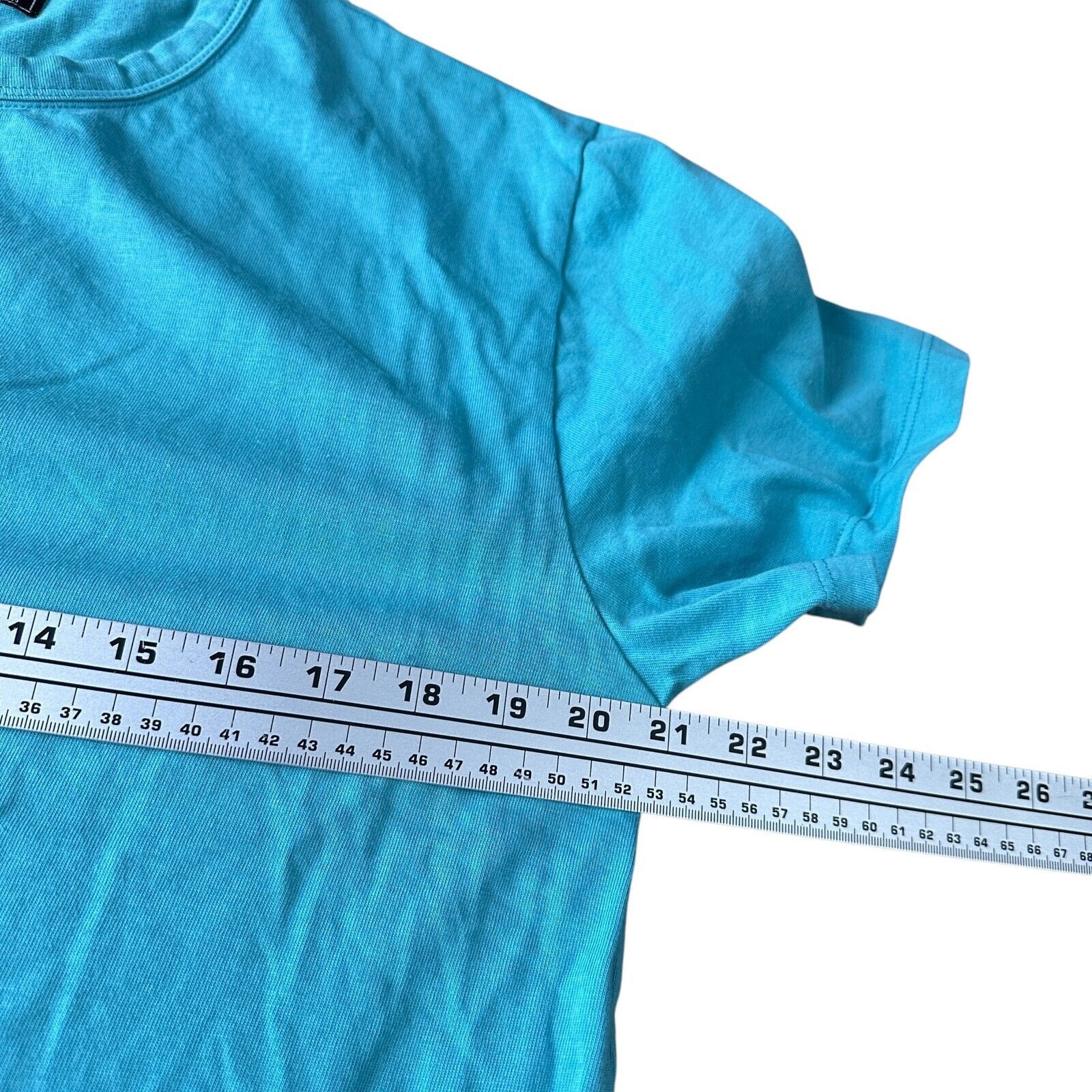 Todd Snyder Todd Snyder T-Shirt Men’s Large Aqua Blue Stripe Pullover Size US L / EU 52-54 / 3 - 7 Thumbnail
