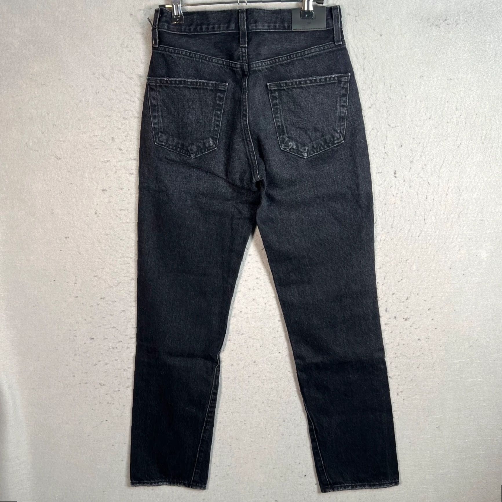 Edwin Edwin Womens 24 Black Denim Skinny Jeans 100% Cotton Distressed NEW! Jeans Women Size 24 Distressed Black Denim Skinny 28" Inseam Mens? Size 42" / US 20 - 2 Thumbnail
