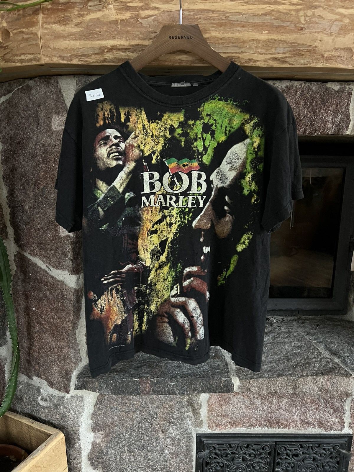 Bob Marley × Vintage Bob Marley, t-shirt, tee tis, vintage, M, Size US M / EU 48-50 / 2 - 1 Thumbnail