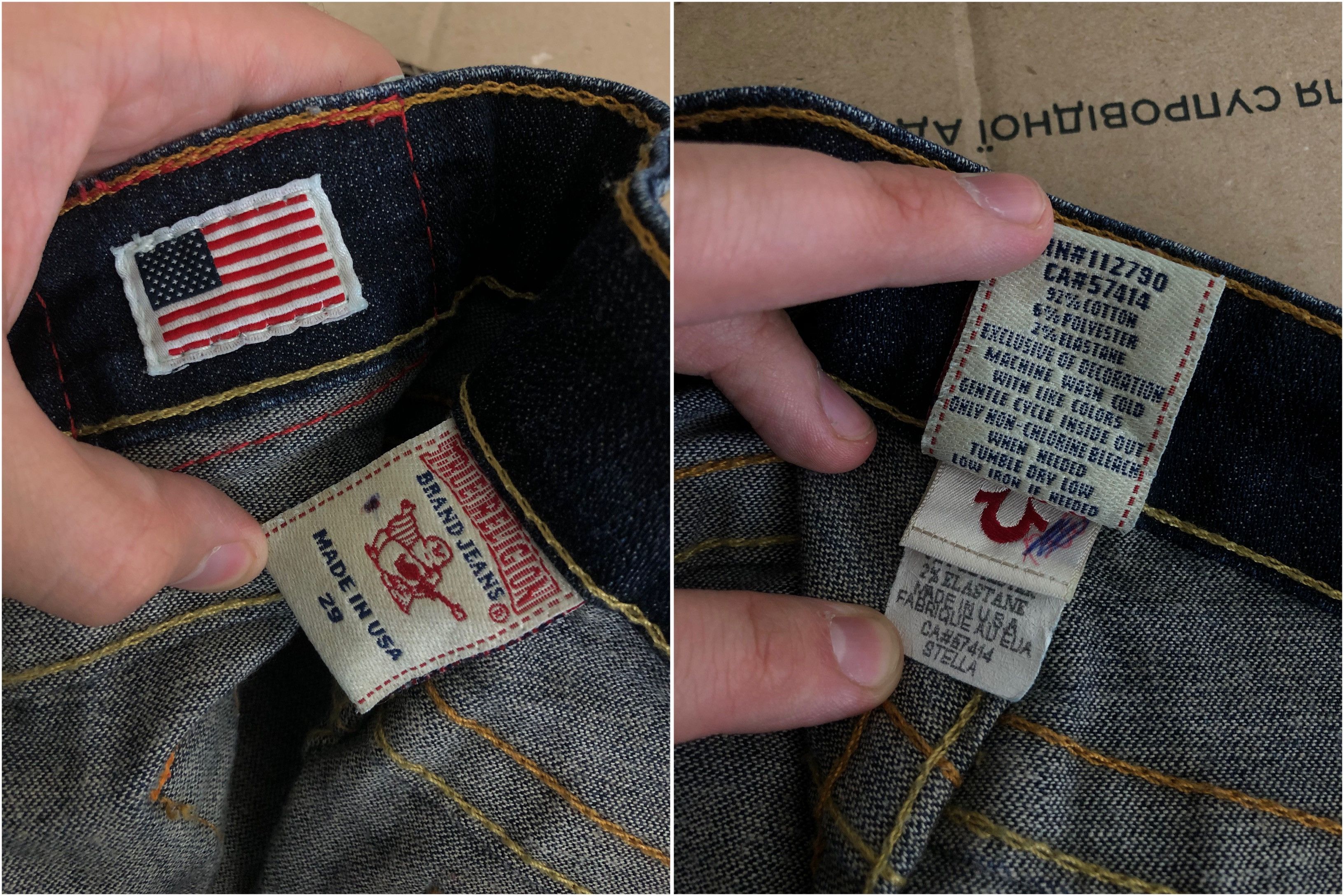 True Religion True Religion Blue Denim Jeans Pants Section Stella size 29 Size 29" - 9 Thumbnail