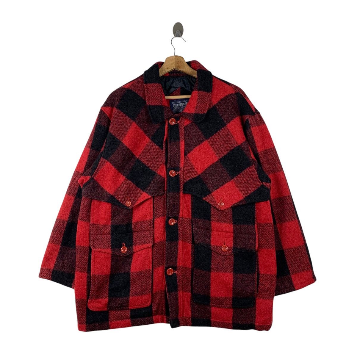 Japanese Brand CREATION CUBE Japanese Brand Workwear Checkered TartanJacket Size US M / EU 48-50 / 2 - 1 Thumbnail