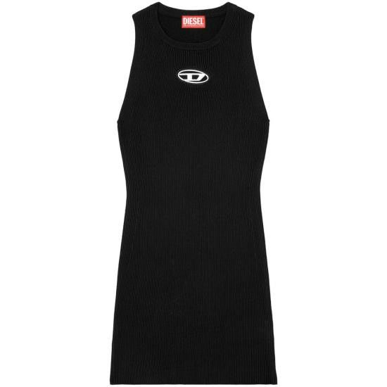 Diesel DIESEL Women Dresses 0DLAX A17449 9XX BLACK Size M / US 6-8 / IT 42-44 - 1 Thumbnail