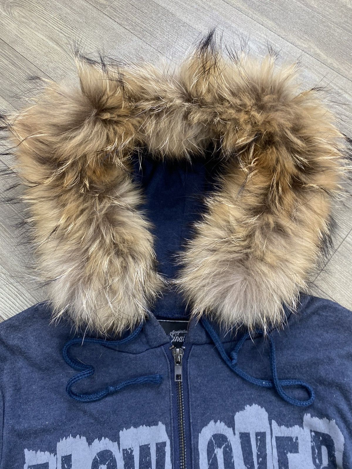 If Six Was Nine 2000s Flow Over Ifsixwasnine LGB Style Half Zip Fur Jacket Size US M / EU 48-50 / 2 - 6 Thumbnail