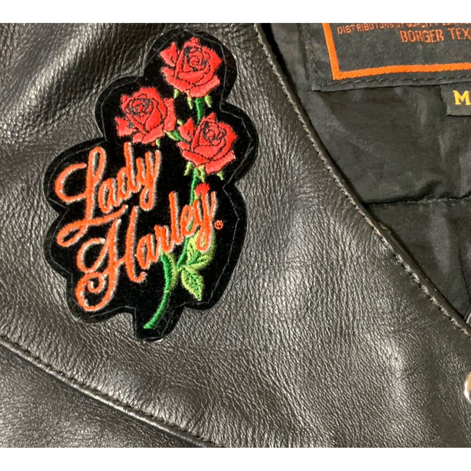 Vintage VINTAGE Antelope Creek Leather Womens Motorcycle Vest POW MIA Black Medium Size M / US 6-8 / IT 42-44 - 4 Thumbnail