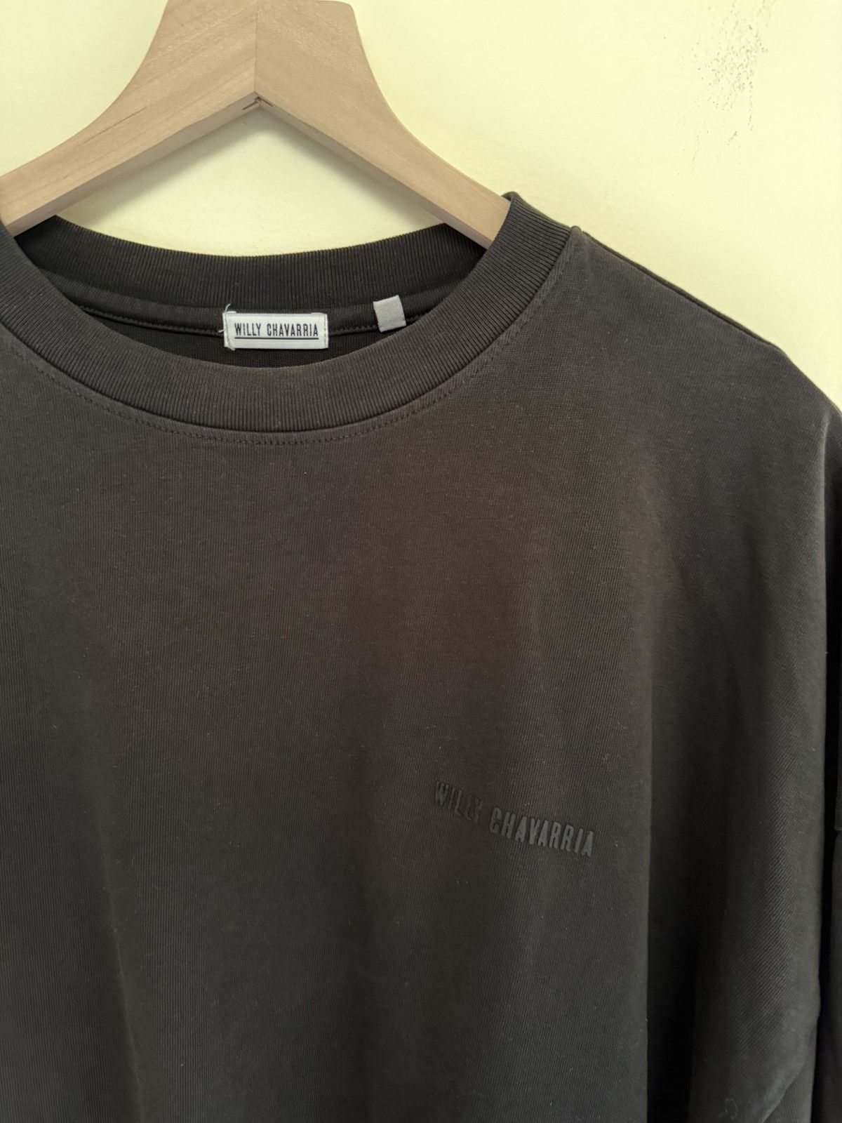 Willy Chavarria Willy Chavarria Black Logo Long sleeve Size US L / EU 52-54 / 3 - 2 Thumbnail