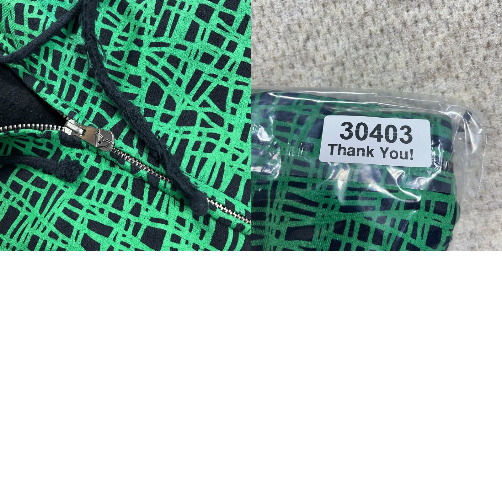 Vintage VINTAGE Famous Stars & Straps Hoodie Women S Green Full Zip AOP Logo 90s Sworn Beach Southwestern Mens Women Girls Size S / US 4 / IT 40 - 9 Thumbnail
