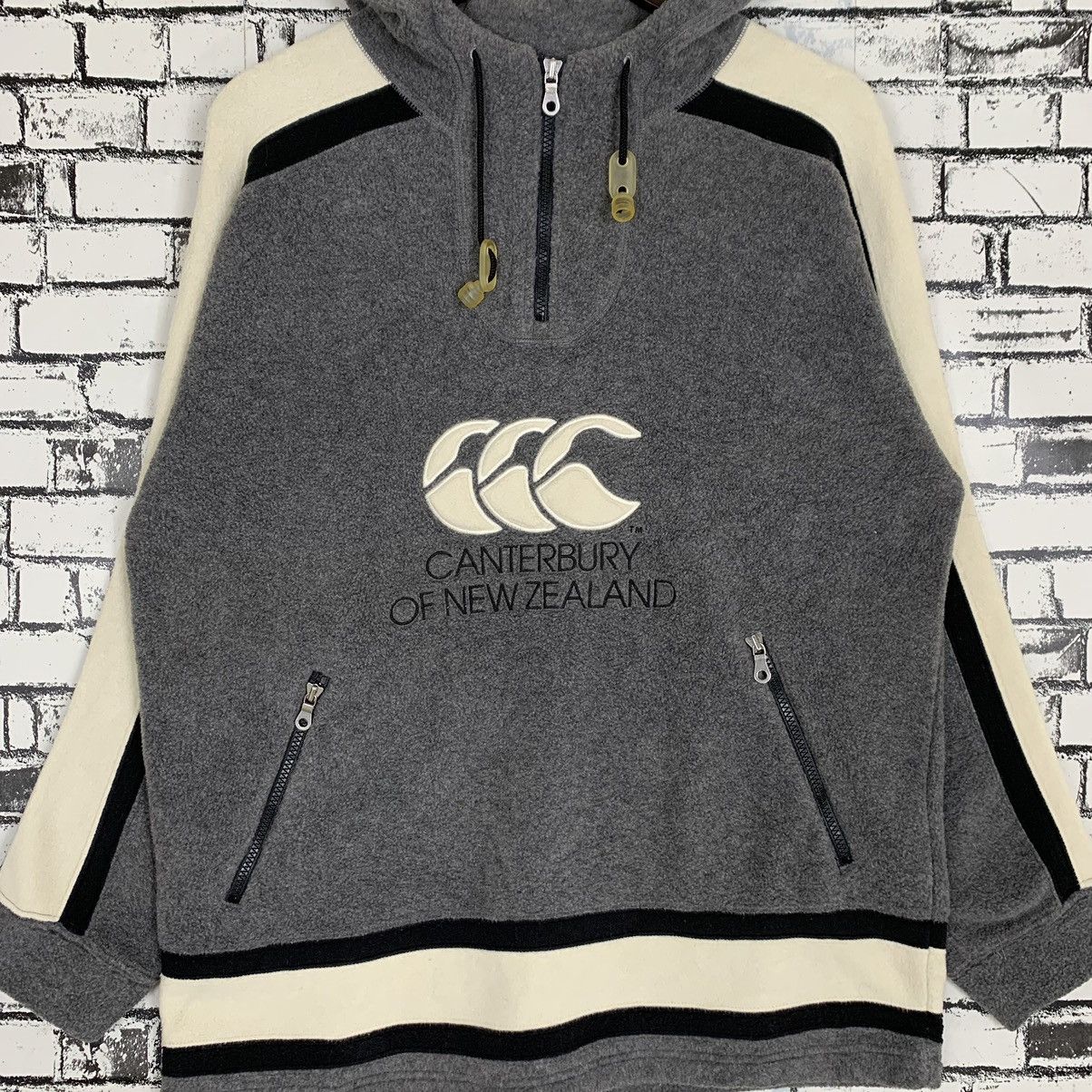 Canterbury of New Zealand Canterbury Of New Zealand Fleece Hoodie Canterbury Hulfzip Size US L / EU 52-54 / 3 - 5 Thumbnail