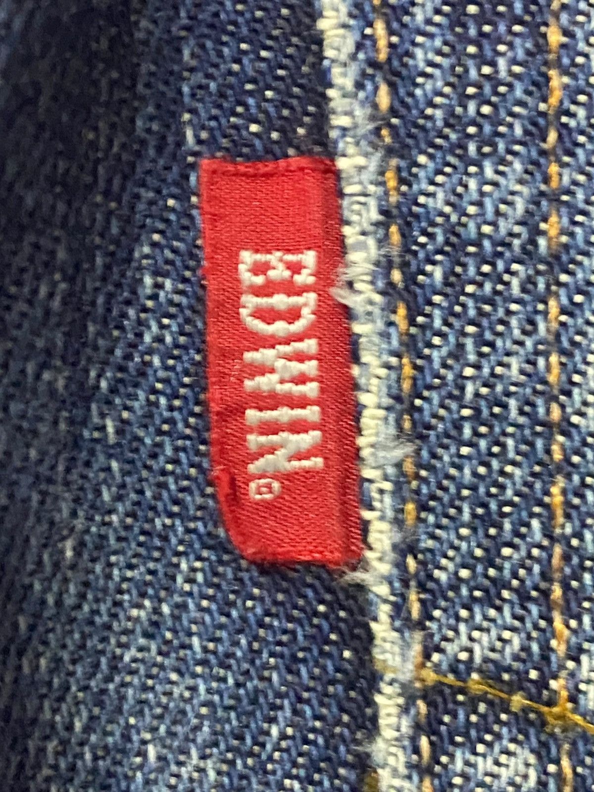 Junya Watanabe Vintage Edwin 503 Japan Blue Wash Distressed Skinny Jeans Size US 30 / EU 46 - 11 Thumbnail