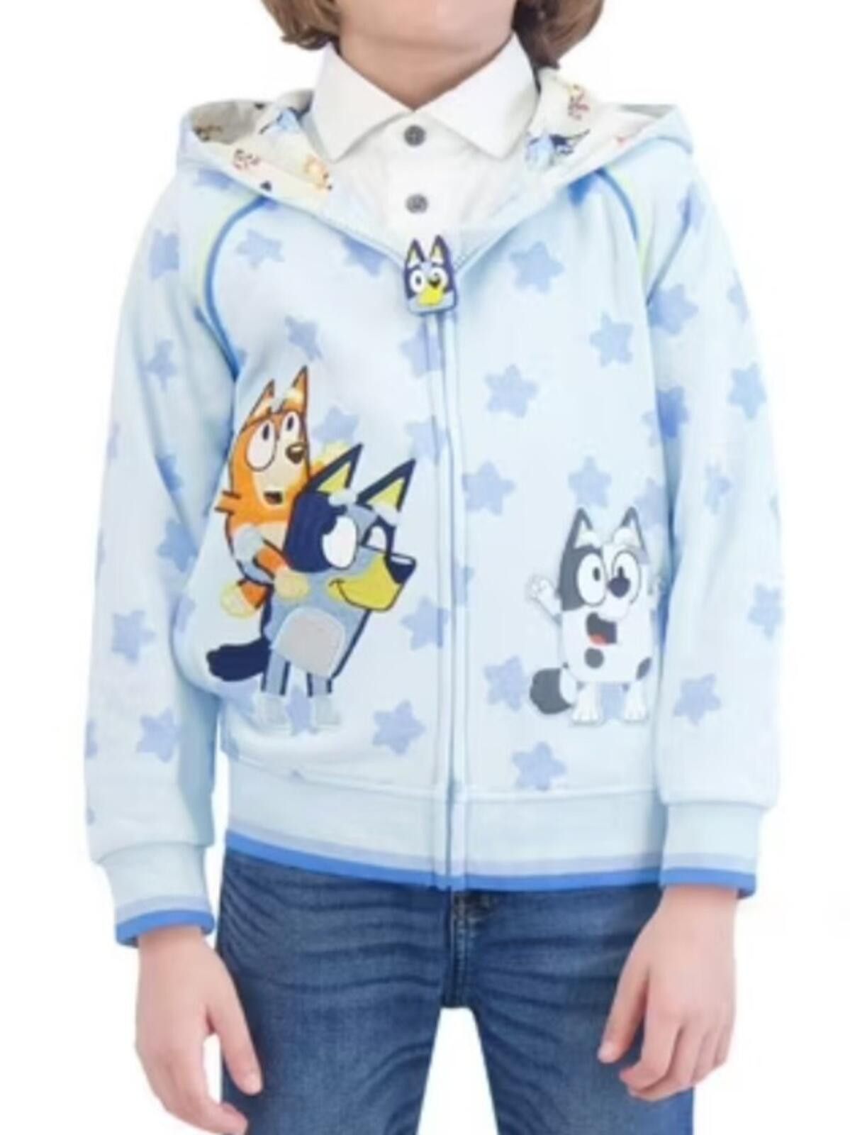 Blue Blue Japan Bluey / Character Zip Hoodie / Boys Size 5 Size US XXS / EU 40 - 1 Thumbnail