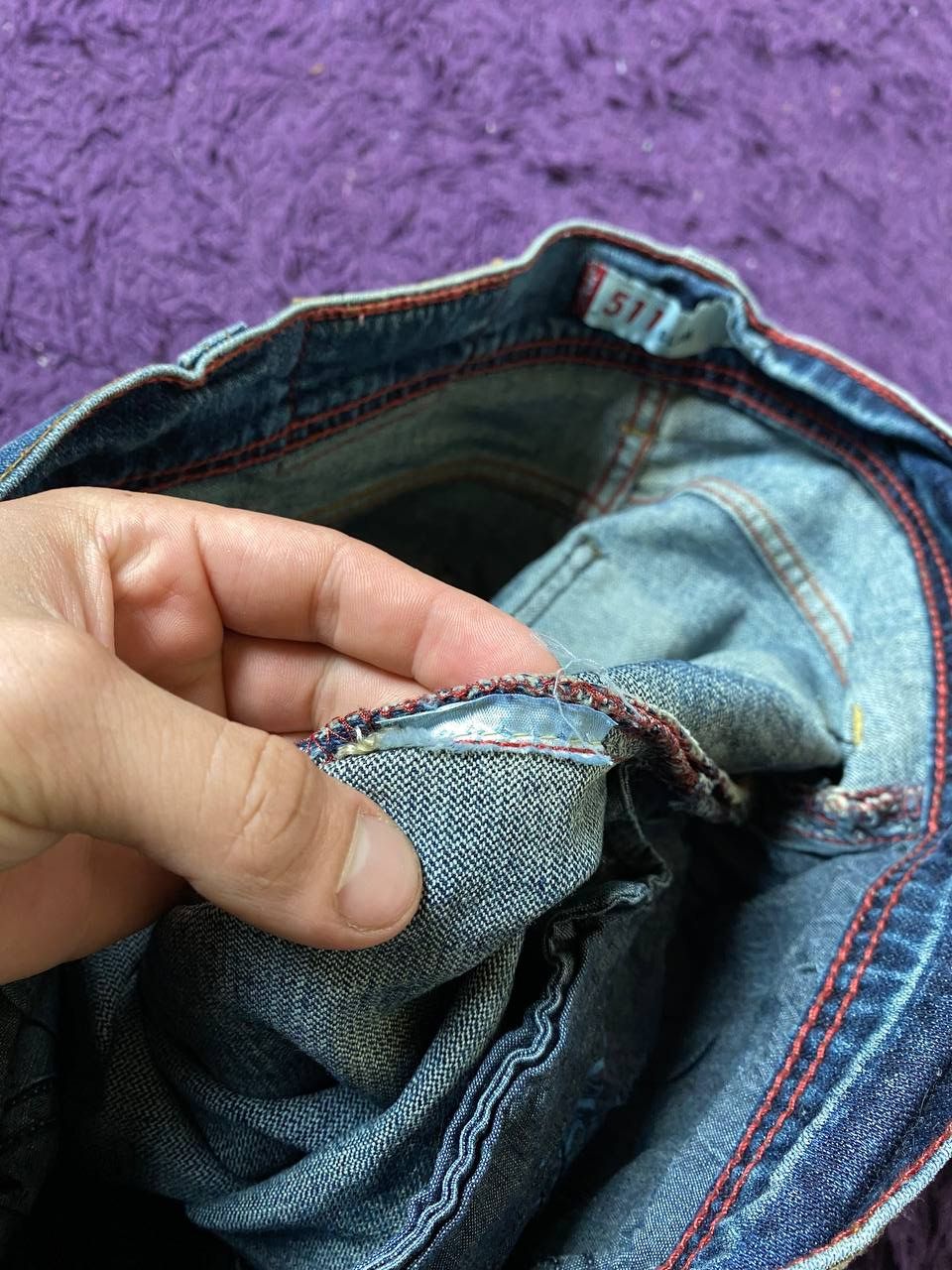 Levi's Vintage Levi's 511 Slim Fit Denim Jeans Size US 32 / EU 48 - 15 Thumbnail