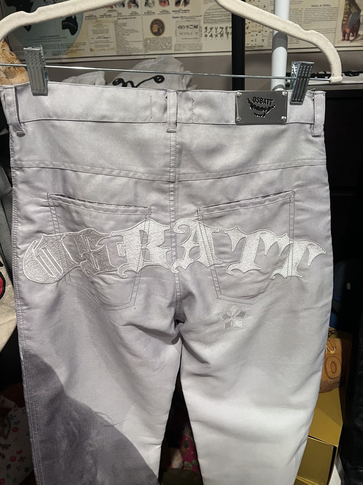 Designer × Osbbat Cross Pants | Osbatt | years of tears | BySlik Size US 32 / EU 48 - 7 Thumbnail