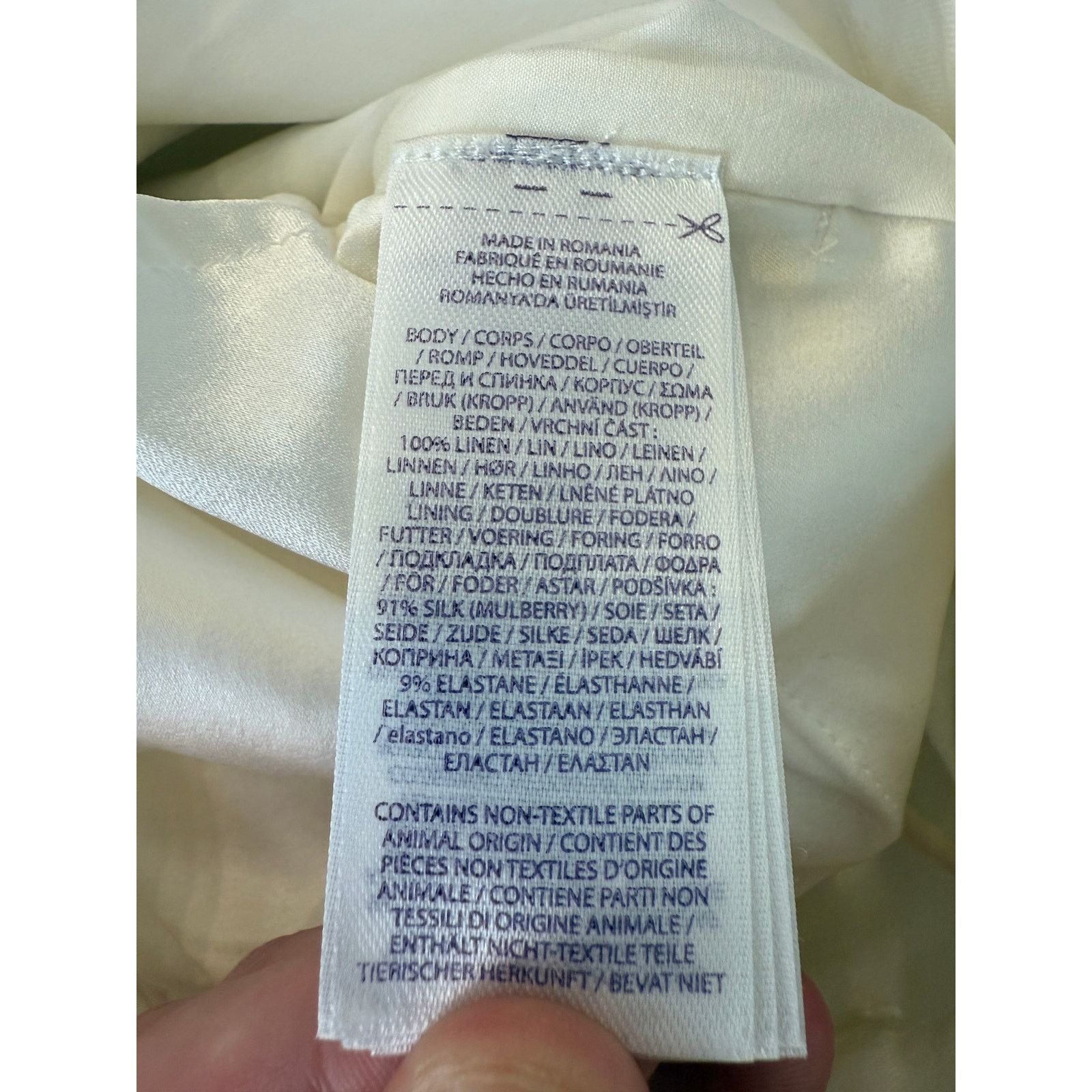 Ralph Lauren Purple Label $1.9k Ralph Lauren Purple Label Wide Leg Linen Cargo Pants Size 27" / US 4 / IT 40 - 8 Thumbnail