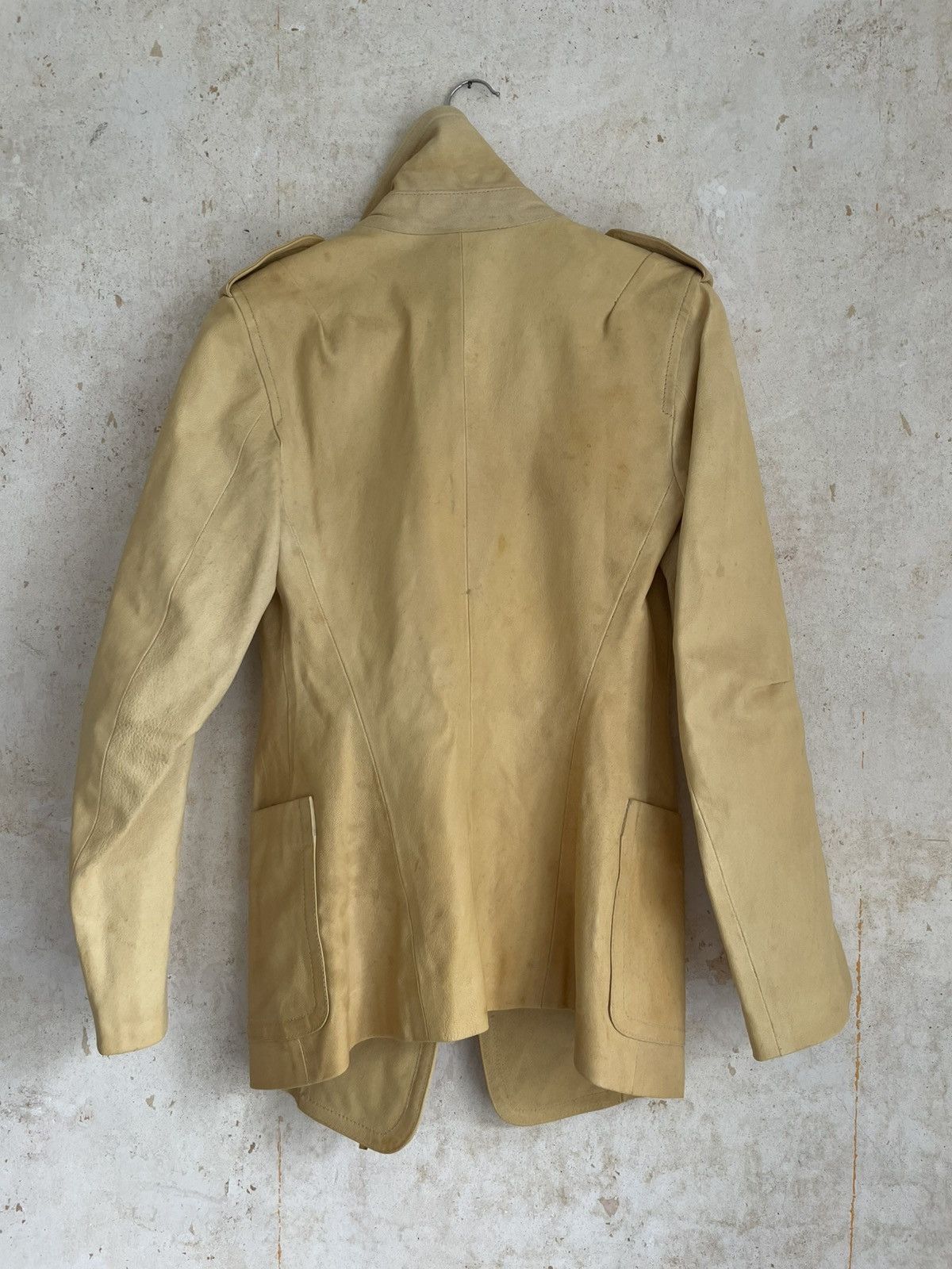 Ann Demeulemeester Ann demeulemeester fw02 camel leather fringe jacket Size US S / EU 44-46 / 1 - 6 Thumbnail