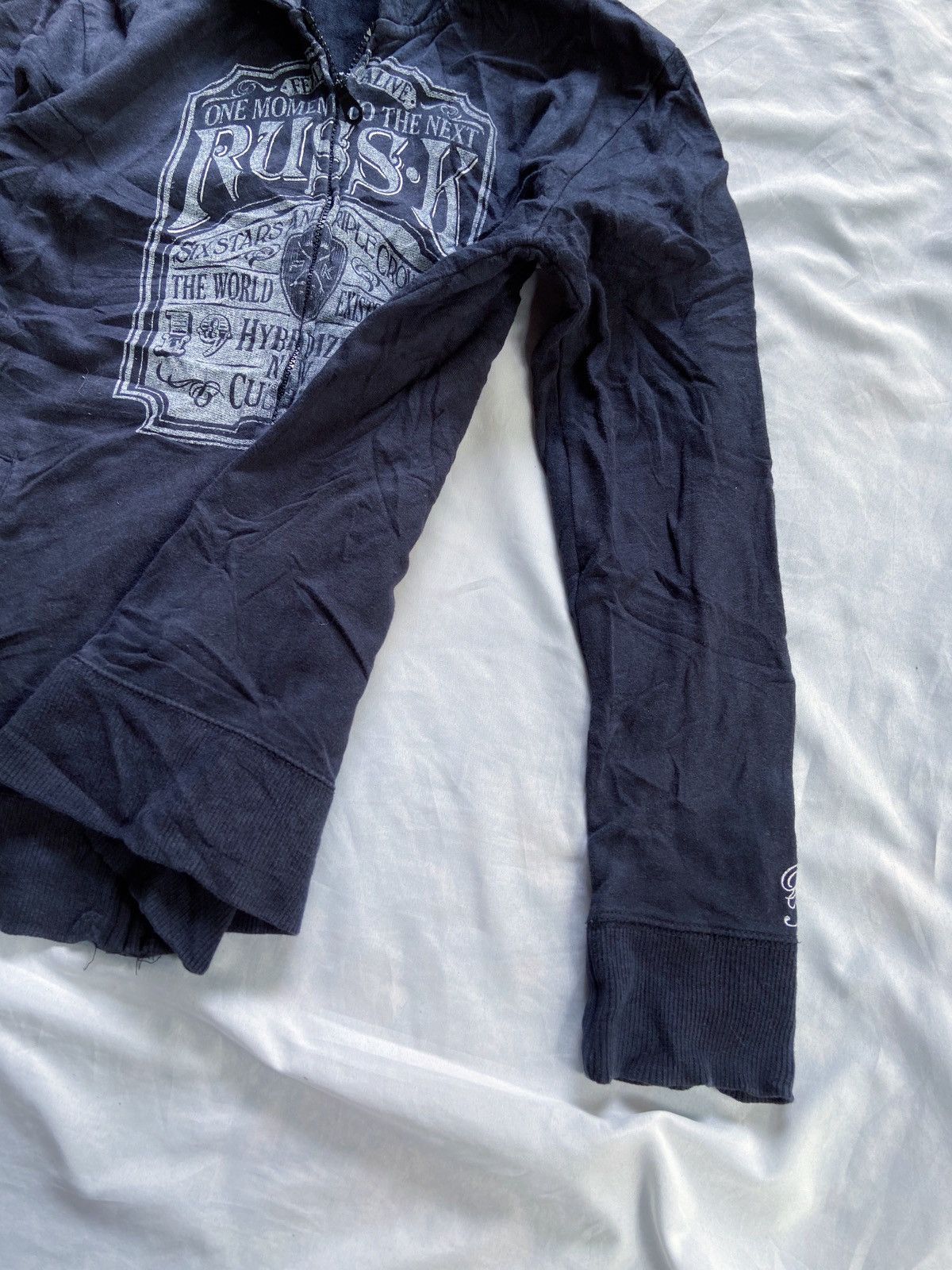 Japanese Brand RUSSK HYBRIDIZE NEW CULTURE ZIP HOODIE Size US S / EU 44-46 / 1 - 3 Thumbnail