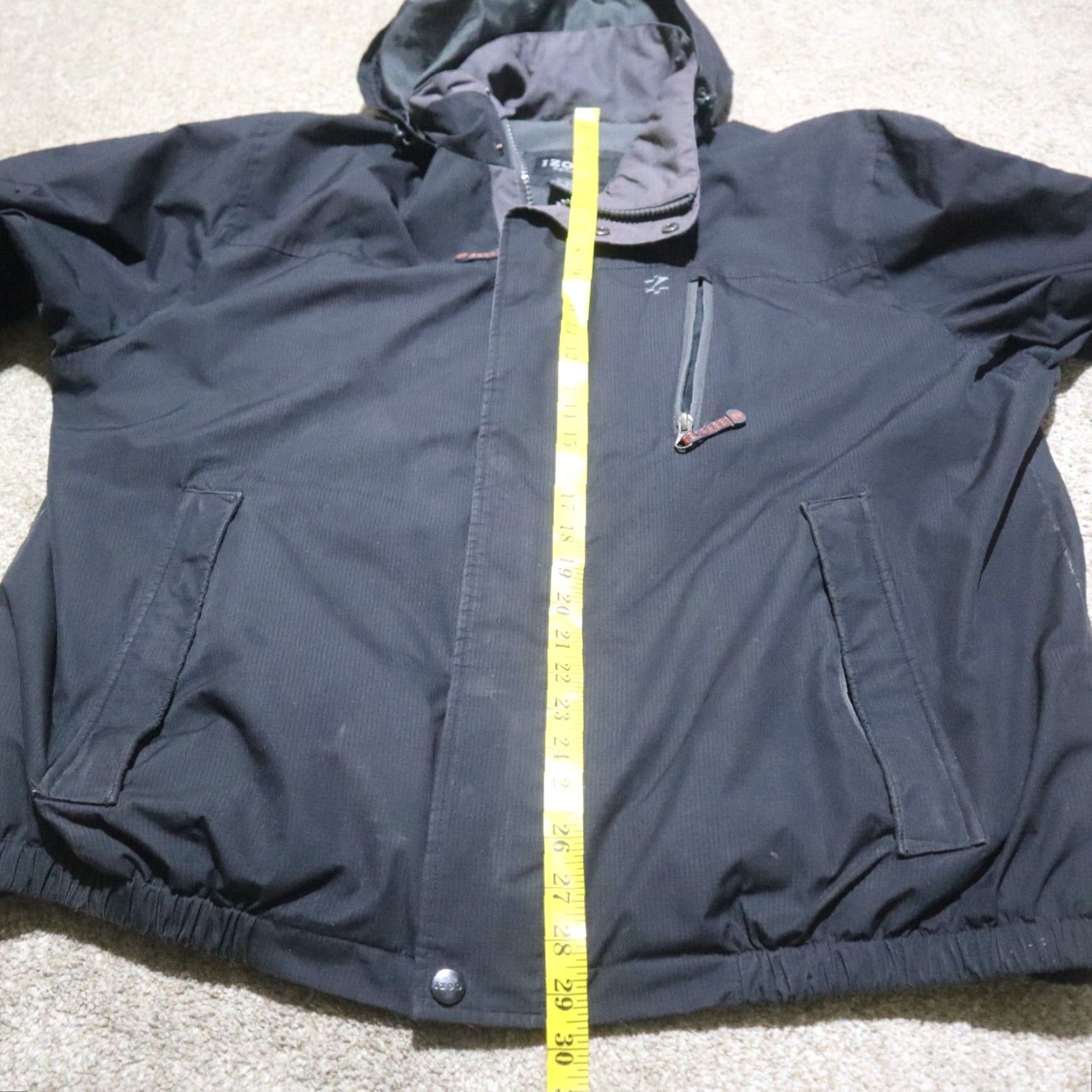 Izod IZOD Jacket Black PerformX Fleece Lined Full Zip Hooded Outdoor Men's 2XL XXL Size US XXL / EU 58 / 5 - 5 Thumbnail