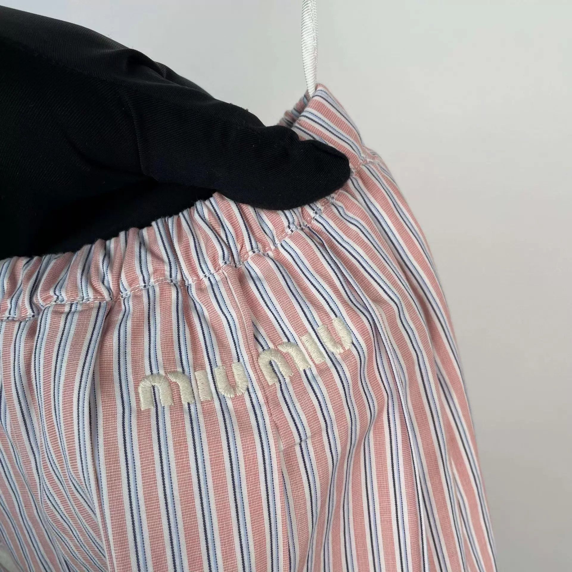Miu Miu MIU MIU pink striped logo lace pleated skirt Size XS / US 0-2 / IT 36-38 - 3 Thumbnail