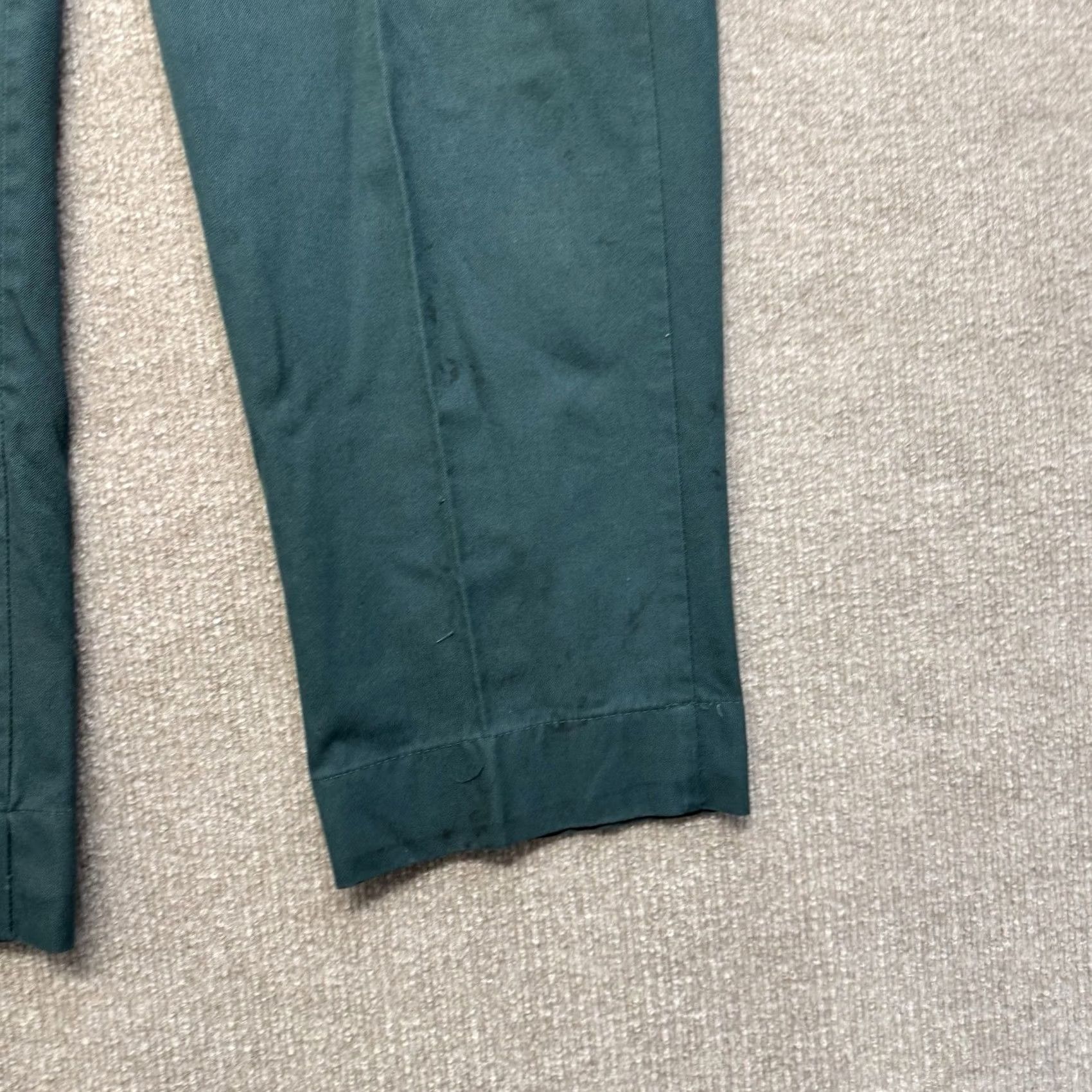 Vintage VINTAGE Chino Pants Mens 36x29 Workwear Zip Fly USA Made Green Talon Size US 36 / EU 52 - 3 Thumbnail