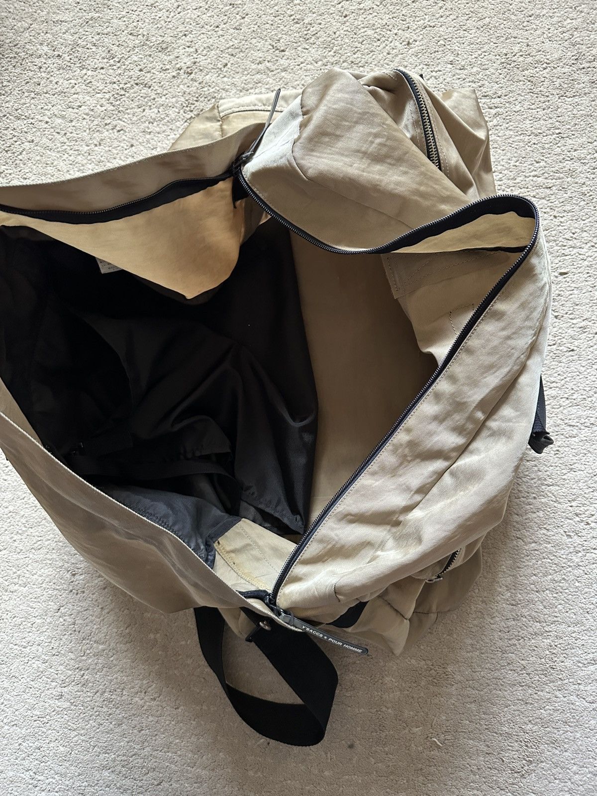 Yohji Yamamoto 1990s YSACCS POUR HOMME YOHJI YAMAMOTO Nylon Duffle Bag Size ONE SIZE - 12 Thumbnail