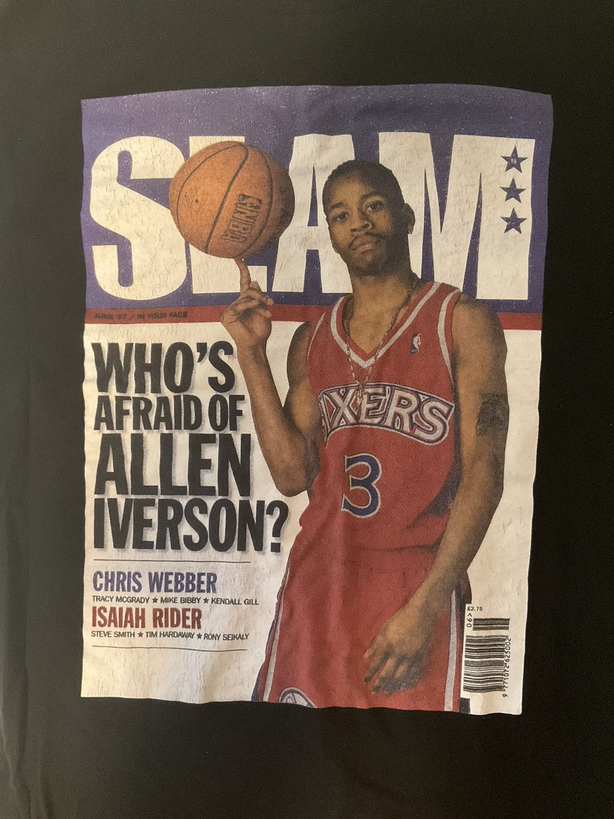 Mitchell & Ness × NBA × Vintage Allen Iverson SLAM magazine vintage tee Size US M / EU 48-50 / 2 - 3 Thumbnail