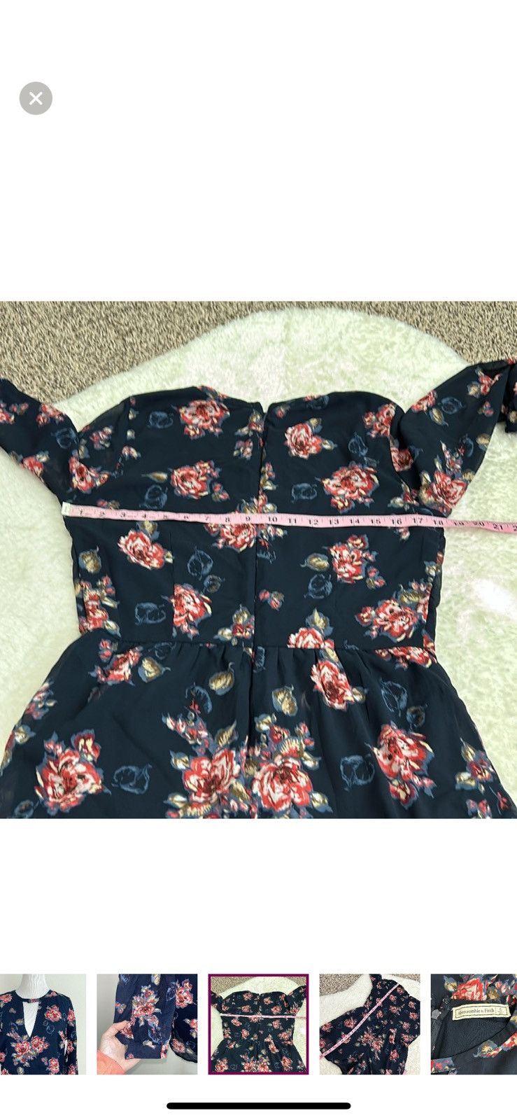 Abercrombie & Fitch Abercrombie & fitch floral romper size 6 Size 28" / US 6 / IT 42 - 3 Thumbnail