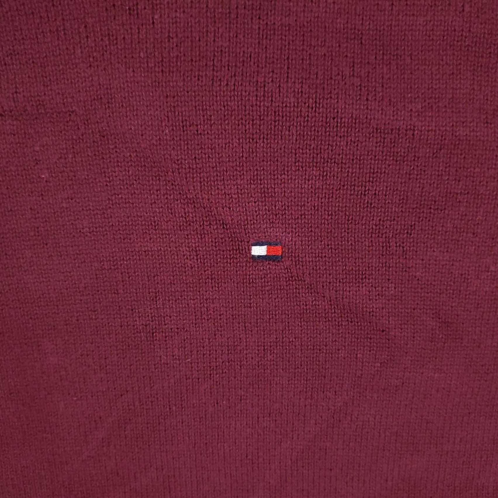 Tommy Hilfiger Tommy Hilfiger Mens Burgundy Casual Long Sleeve Pullover Sweater Shirt Extra Large XL Size US XL / EU 56 / 4 - 3 Thumbnail