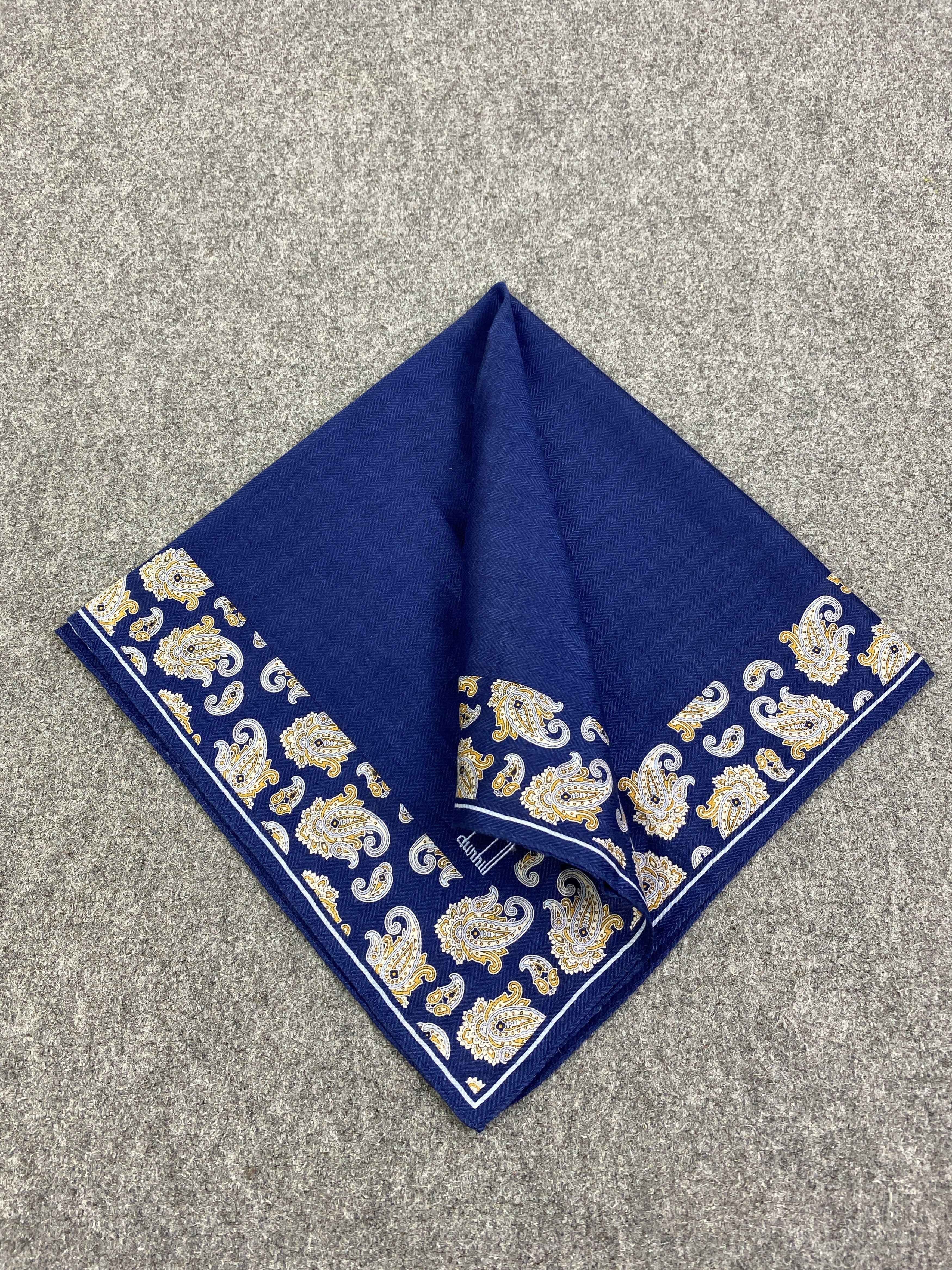 Alfred Dunhill Vintage Dunhill Handkerchief / Neckerchief HKC1062 Size ONE SIZE - 3 Thumbnail