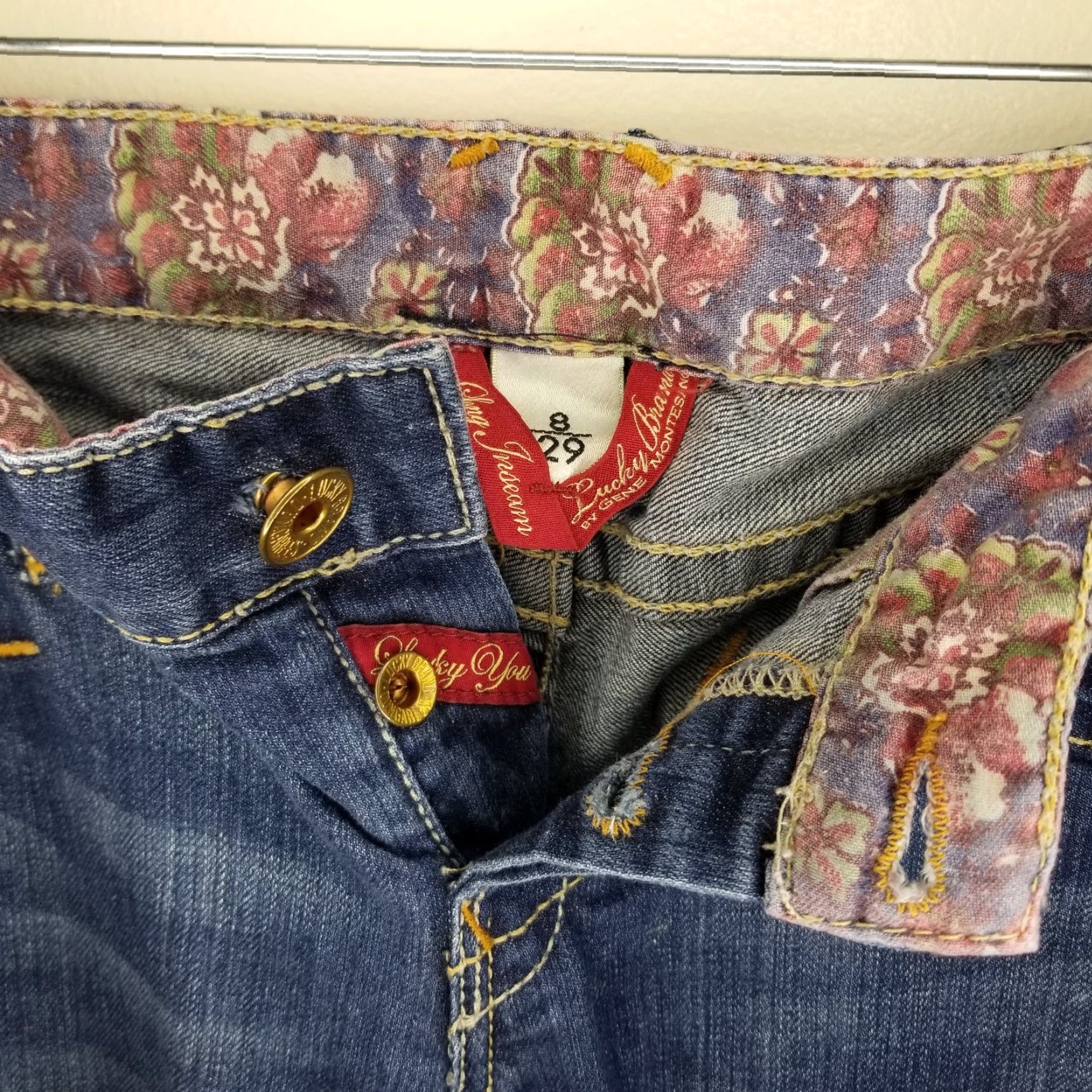 Lucky Brand Lucky Brand Womens Bootcut Blue Jeans Size 8 Size 30" / US 8 / IT 44 - 3 Thumbnail