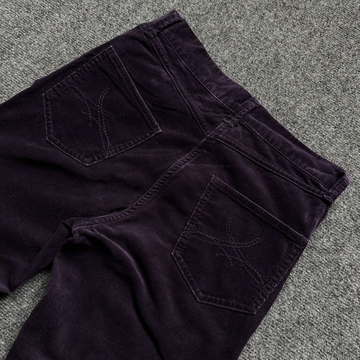 Hypebeast VTG Women’s Velvet Pants Mark Spencer Size 6 00s USA Size 28" / US 6 / IT 42 - 9 Thumbnail
