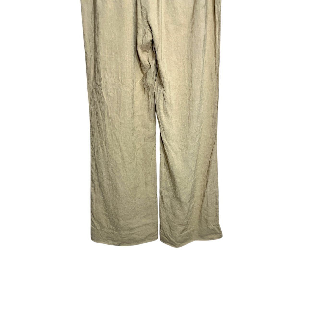 Banana Republic Banana Republic Y2K Wide Leg Linen High Waist Pant Women's Size 10 Size 32" / US 10 / IT 46 - 7 Thumbnail