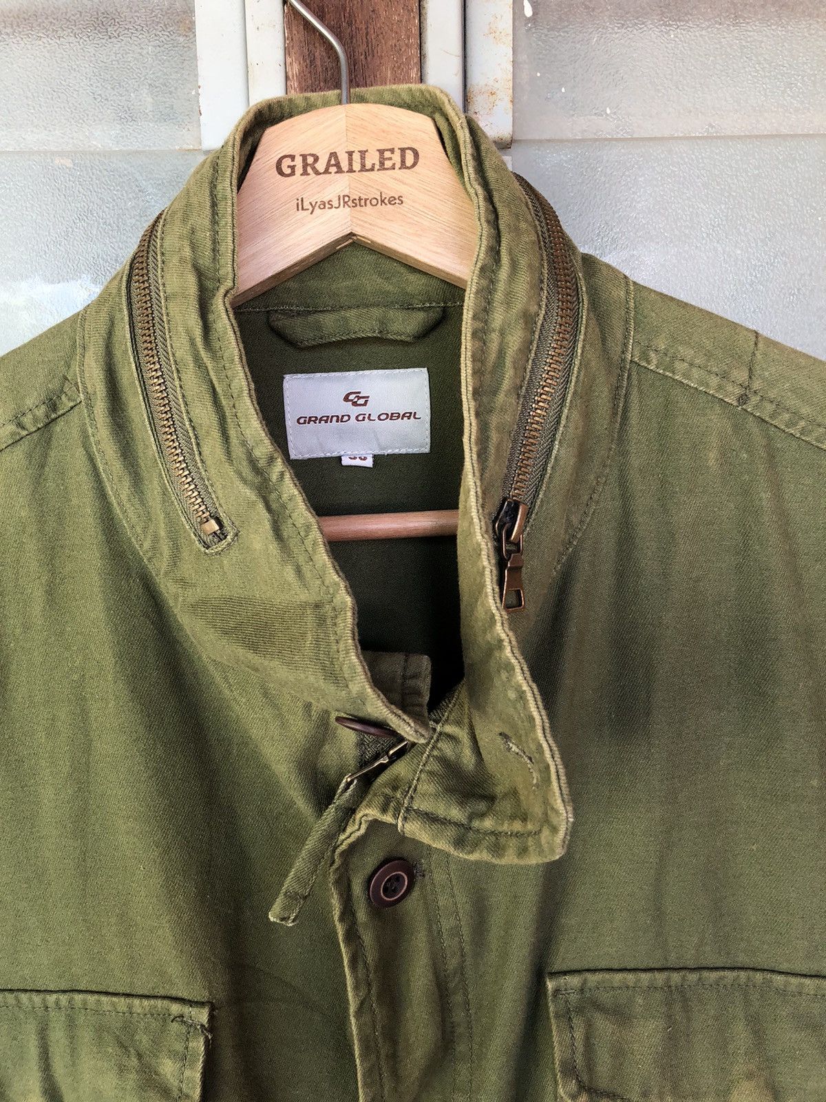 Japanese Brand Vintage Grand Global Style Military Army Jacket Size US M / EU 48-50 / 2 - 14 Thumbnail