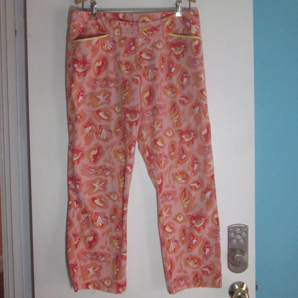 Other Holly Lane Womens Summer Patterned Pants Size 12 Size 30" / US 8 / IT 44 - 7 Thumbnail