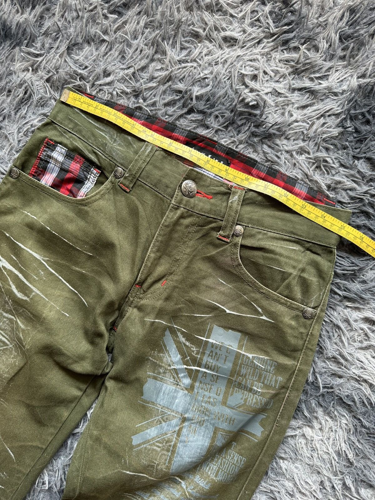 If Six Was Nine 00's Wild Life punk gothic statement pant Size US 30 / EU 46 - 13 Thumbnail