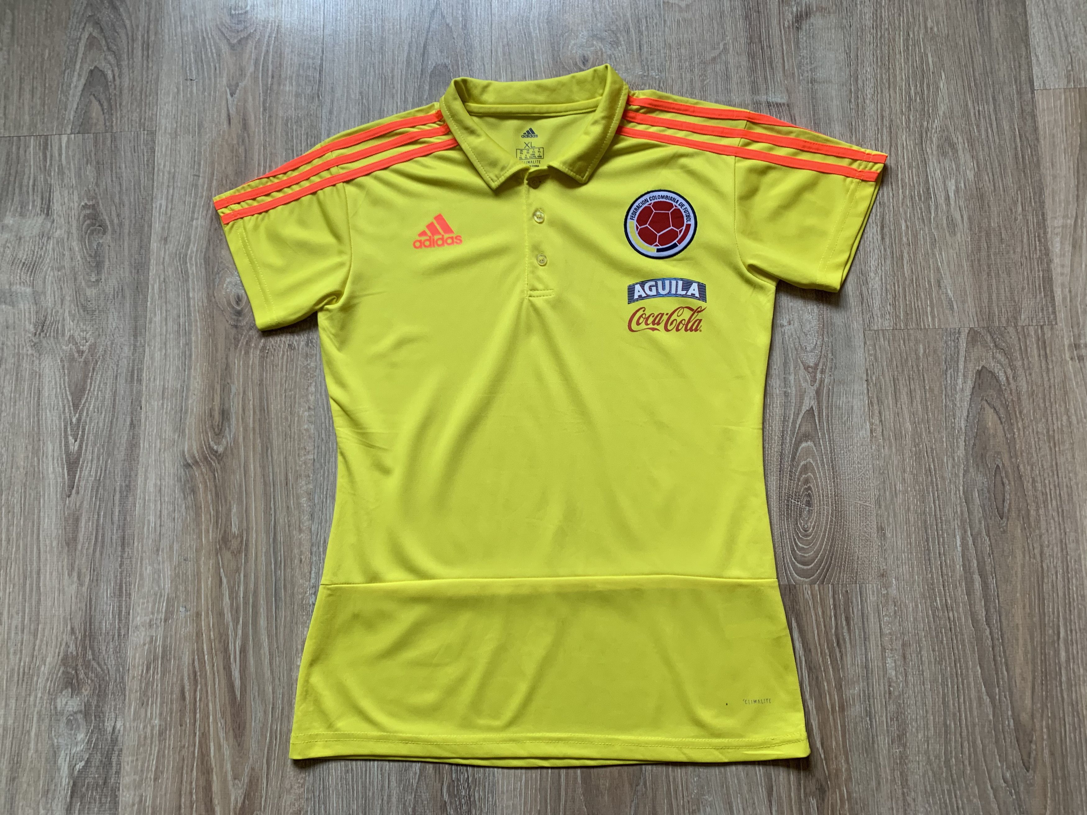 Adidas × Vintage Vintage Adidas Colombia National Football Team Womens Jersey Size XL / US 12-14 / IT 48-50 - 3 Thumbnail