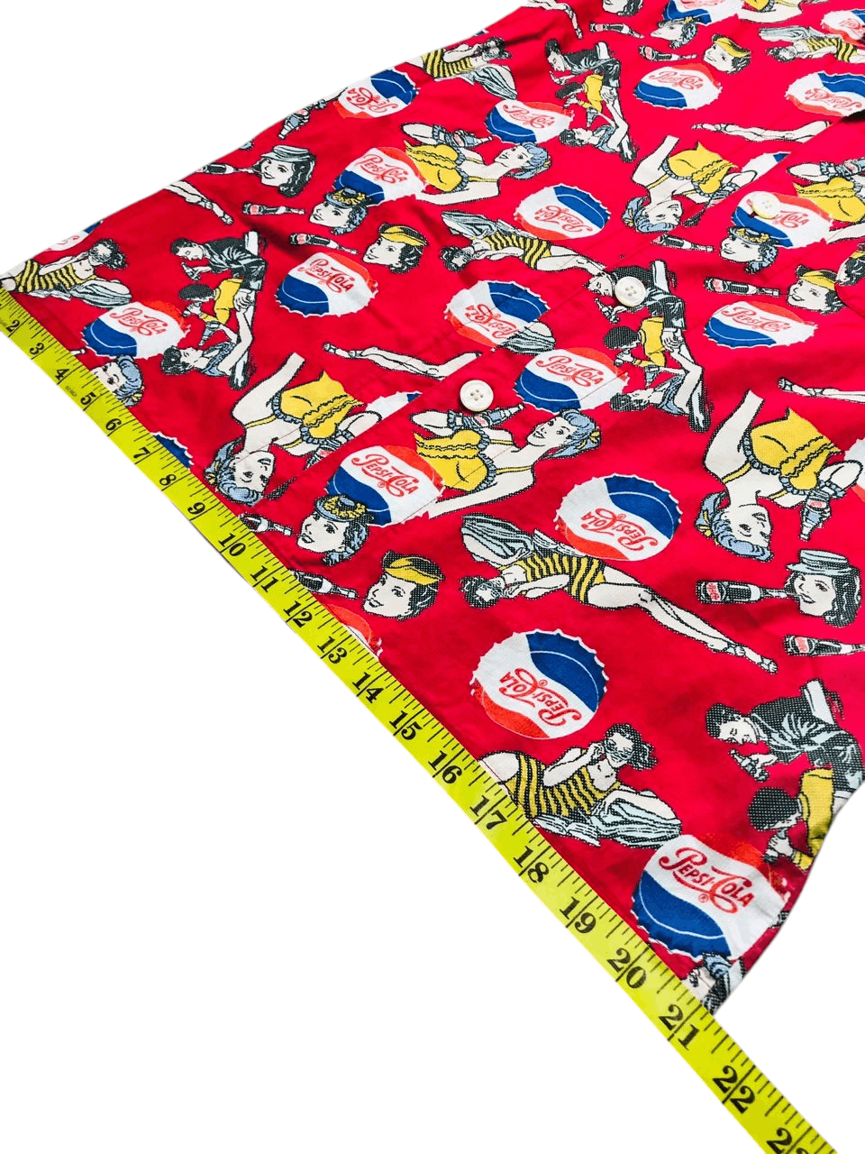 Pepsi Vintage Pepsi Cola All Over Print Button Up Shirt Size US M / EU 48-50 / 2 - 11 Thumbnail