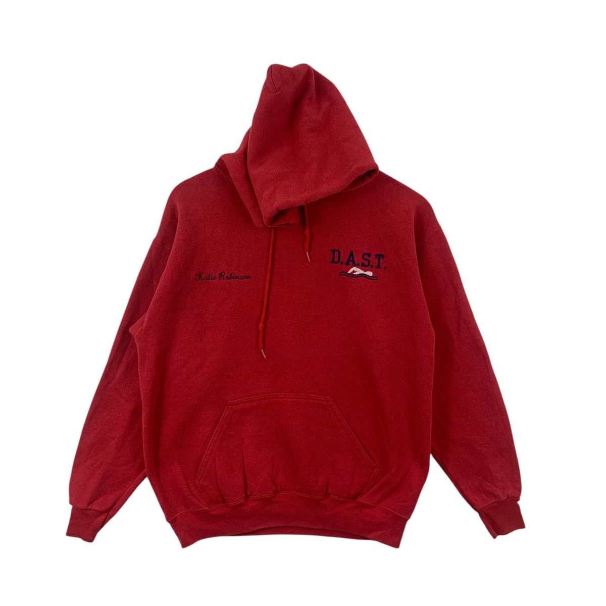 Tultex Vintage 90’ TULTEX D.A.S.T COLLEGE Swimming Club Hoodie Size M / US 6-8 / IT 42-44 - 3 Thumbnail