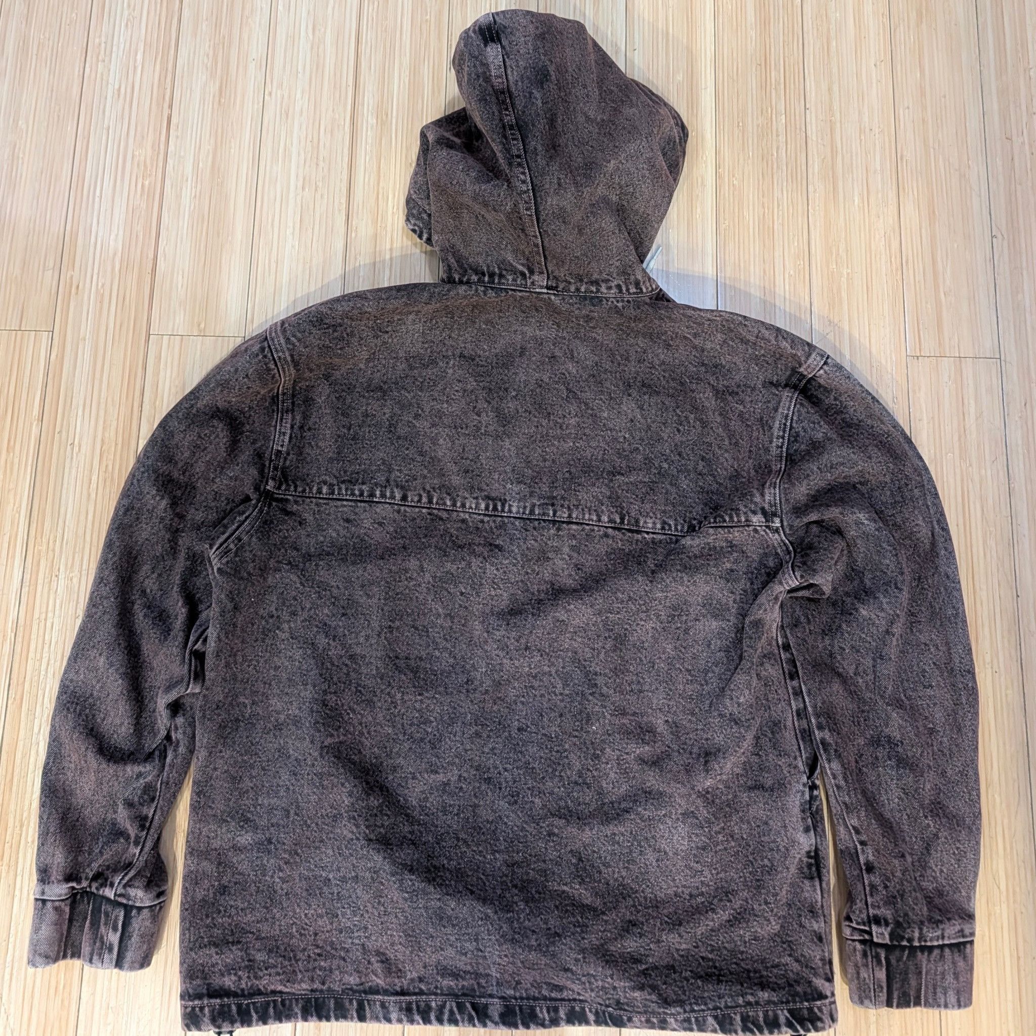 Other Come Sundown Acid Wash Denim Half Zip Hooded Large Size US L / EU 52-54 / 3 - 2 Thumbnail