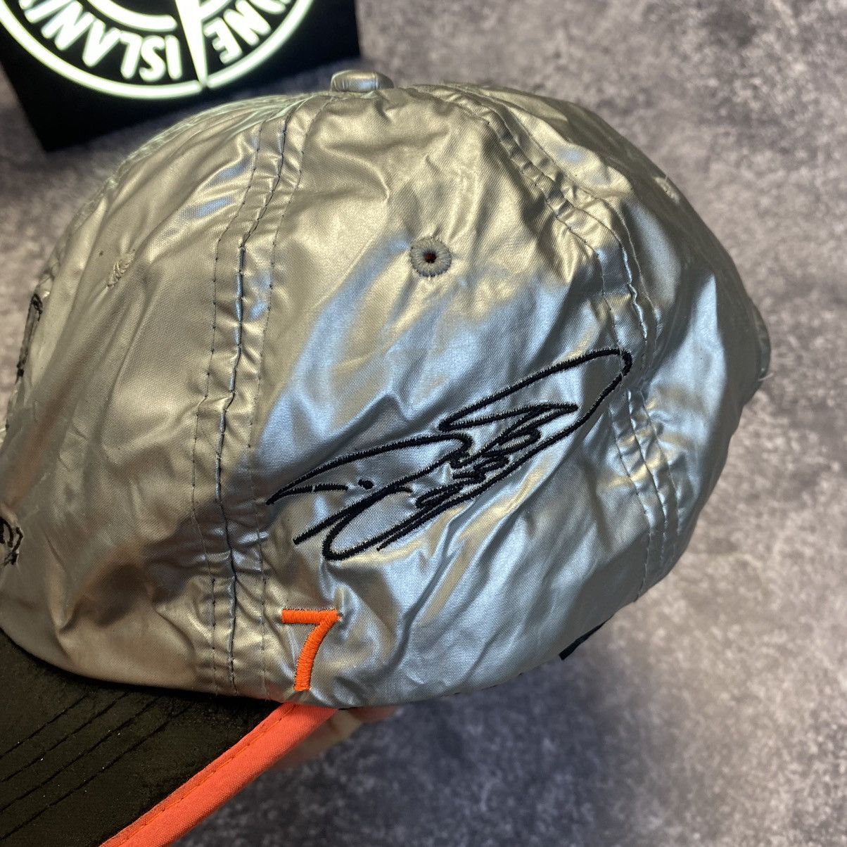 Mercedes-Benz × Vintage Vintage Mercedes Benz Nylon Big Logo racing cap Size ONE SIZE - 4 Thumbnail