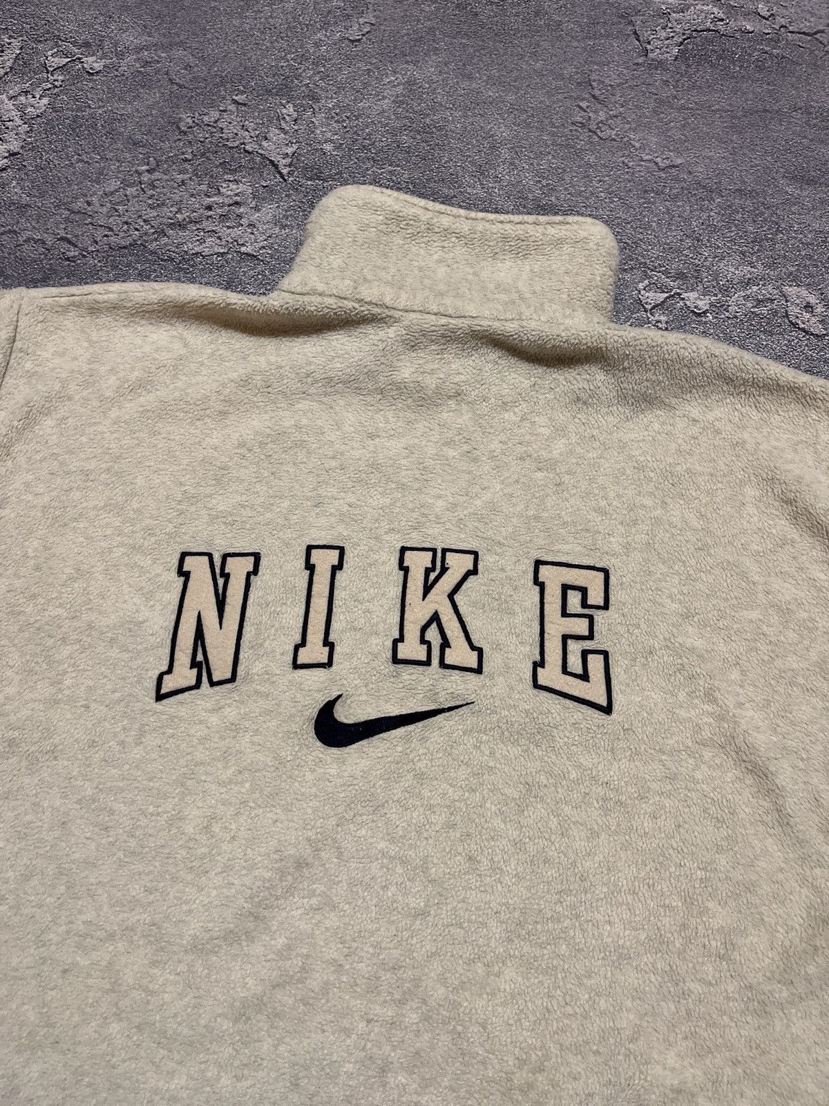 Nike × Vintage VINTAGE NIKE BIG LOGO BAGGY FLEECE HOODIE 90S Size US M / EU 48-50 / 2 - 6 Thumbnail