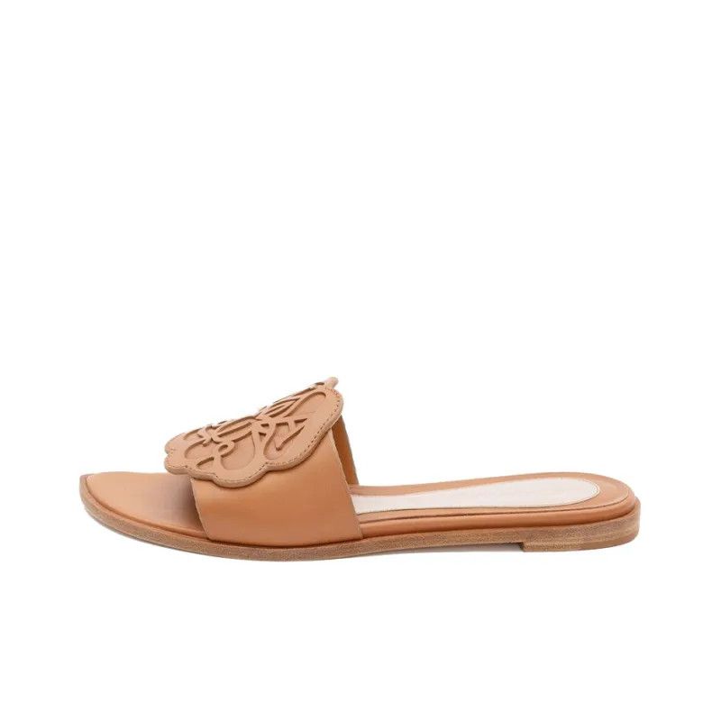 Alexander McQueen o1y0225 Slides in Brown Size US 8 / IT 38 - 1 Thumbnail