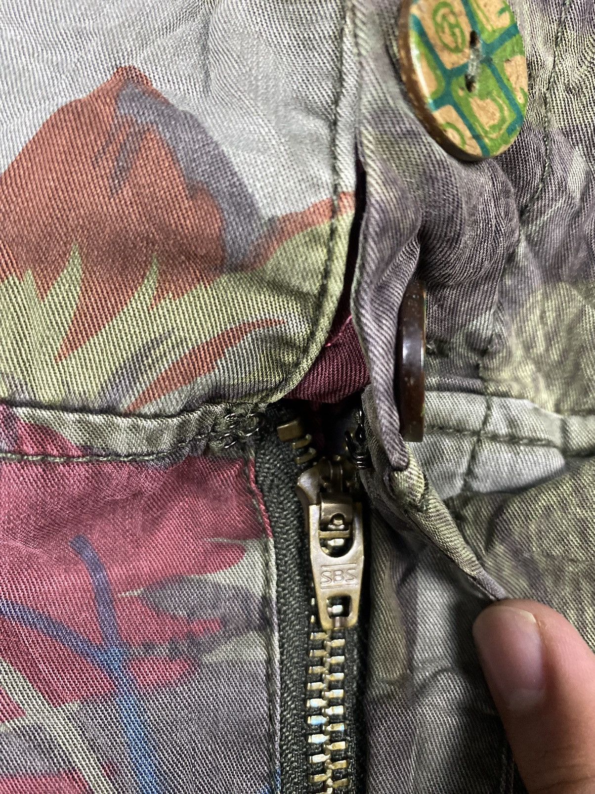 Desigual Desigual Cargo Trousers Floral Multi Colour Pant Size 28" / US 6 / IT 42 - 10 Thumbnail
