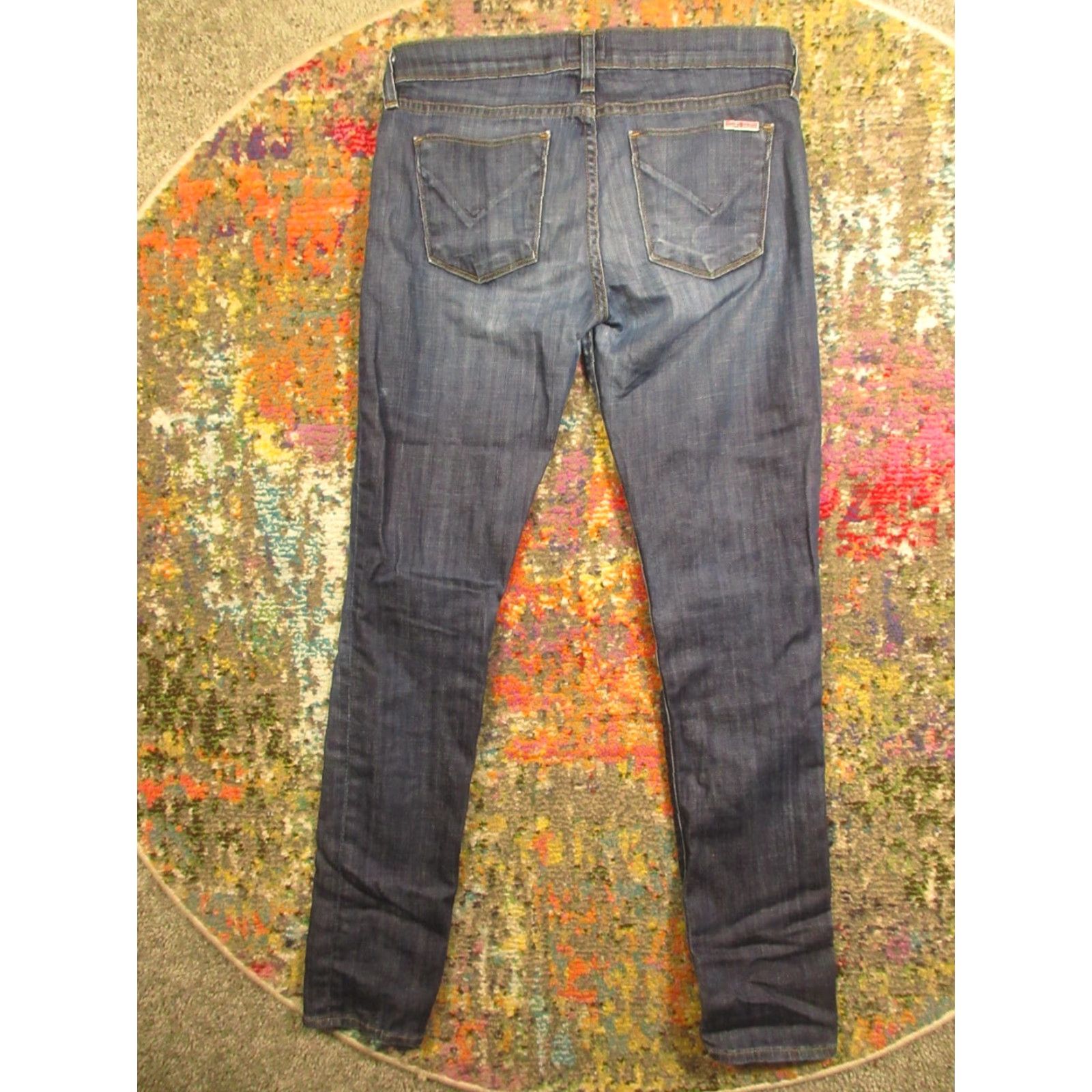 Hudson Hudson Jeans Skinny Slim 5-Pocket Denim Blue Regular Women 30x31 30x30 Distressed Vintage No Knit? Size 30" / US 8 / IT 44 - 2 Thumbnail