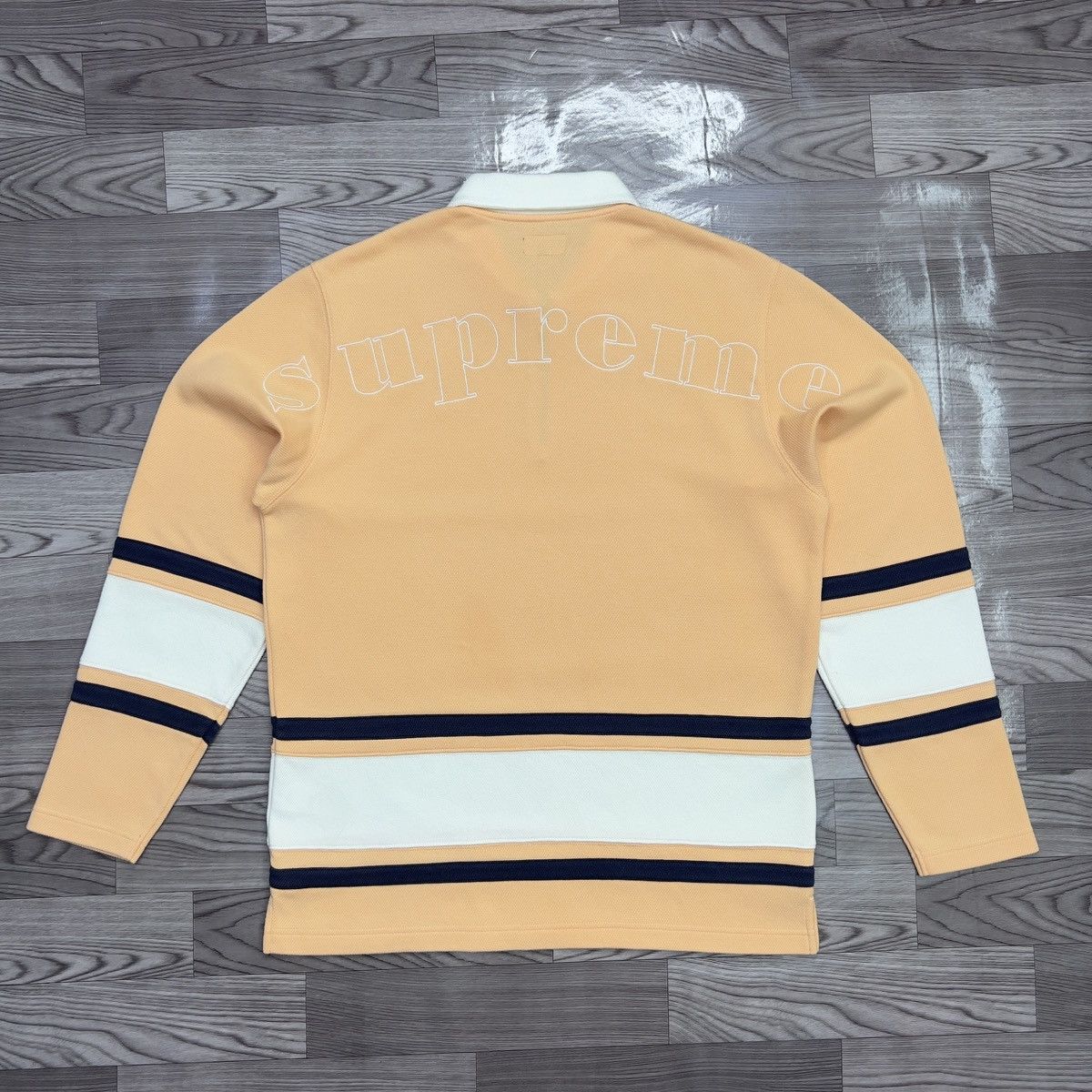 Supreme Supreme 17S/S Half Zip Rugby Peach Size M Size US M / EU 48-50 / 2 - 3 Thumbnail
