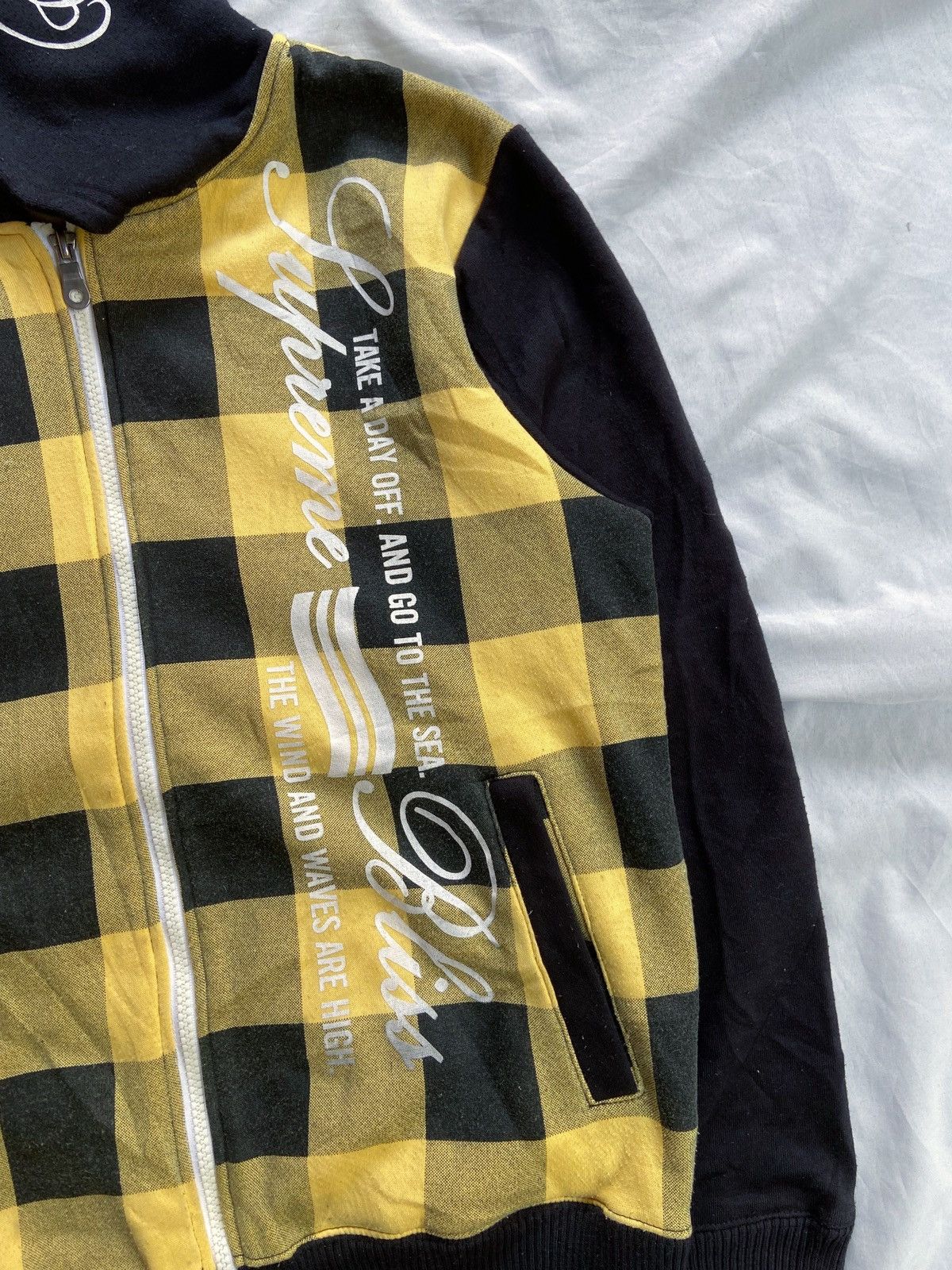 Japanese Brand JAPANESE EXCUSE PLAID ZIP HOODIE hysteric glamour numbernine Size US M / EU 48-50 / 2 - 4 Thumbnail