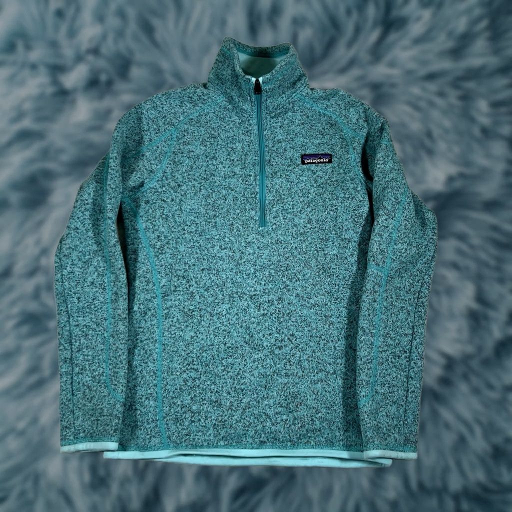 Patagonia VINTAGE Patagonia Jacket Womens XS Green Teal Better Sweater 1/4 Zip Fleece Outdoor Womens Size XS / US 0-2 / IT 36-38 - 1 Thumbnail