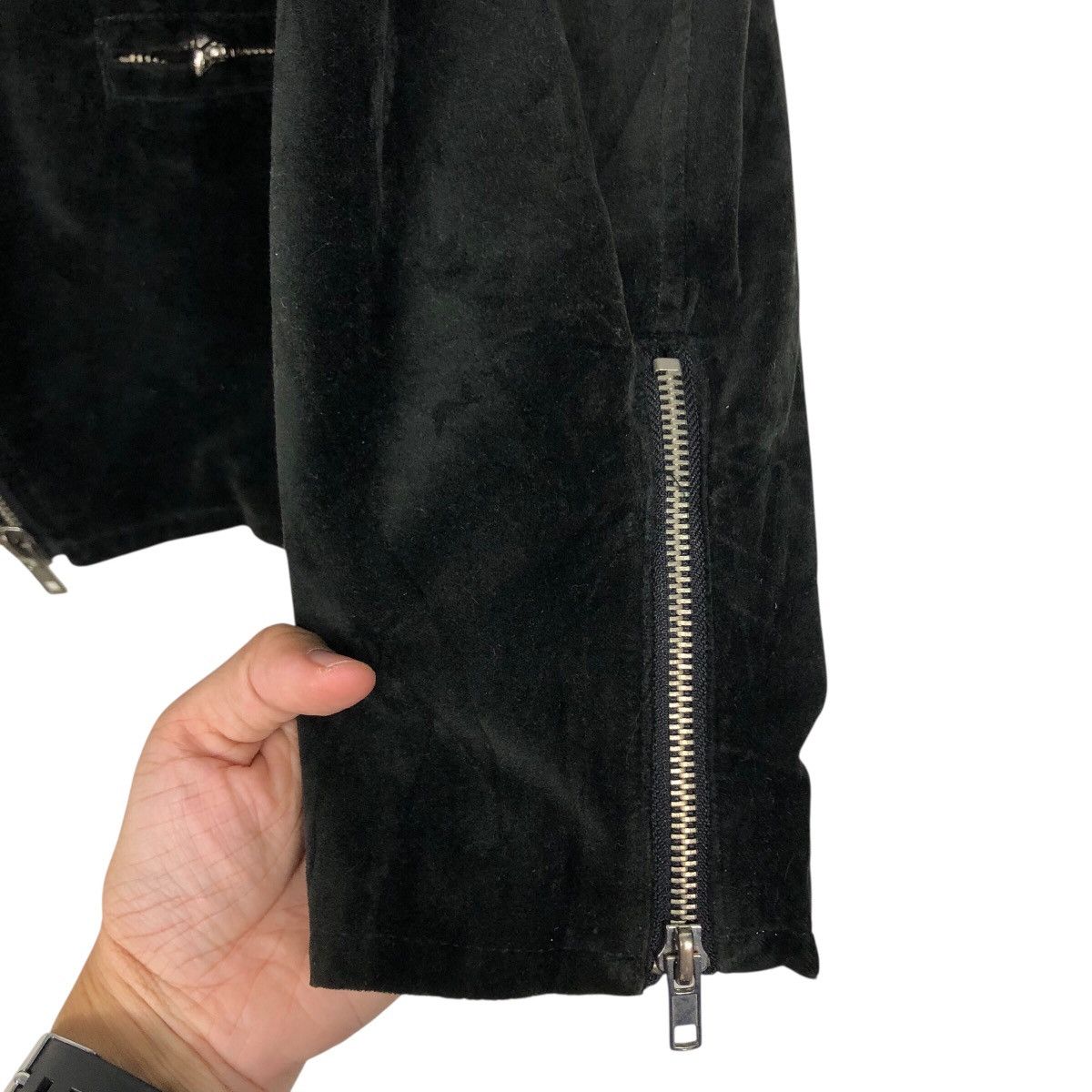 Japanese Brand Vintage Bike Jacket Double Collar Velvet Shdhu Issey Miyake Size US M / EU 48-50 / 2 - 16 Thumbnail