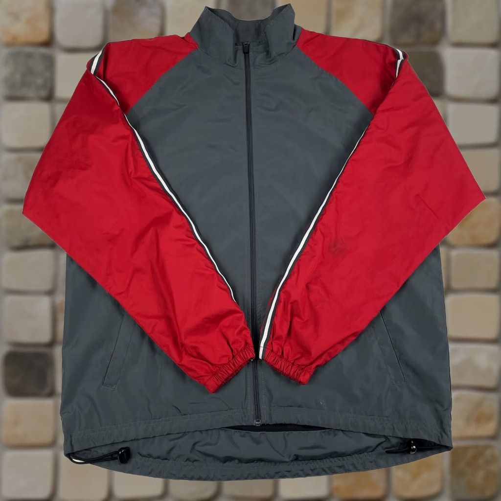 Russell Athletic Russell Athletic Jacket - Mens Medium Gray Full Zip Windbreaker Water Resistant Size US M / EU 48-50 / 2 - 1 Thumbnail