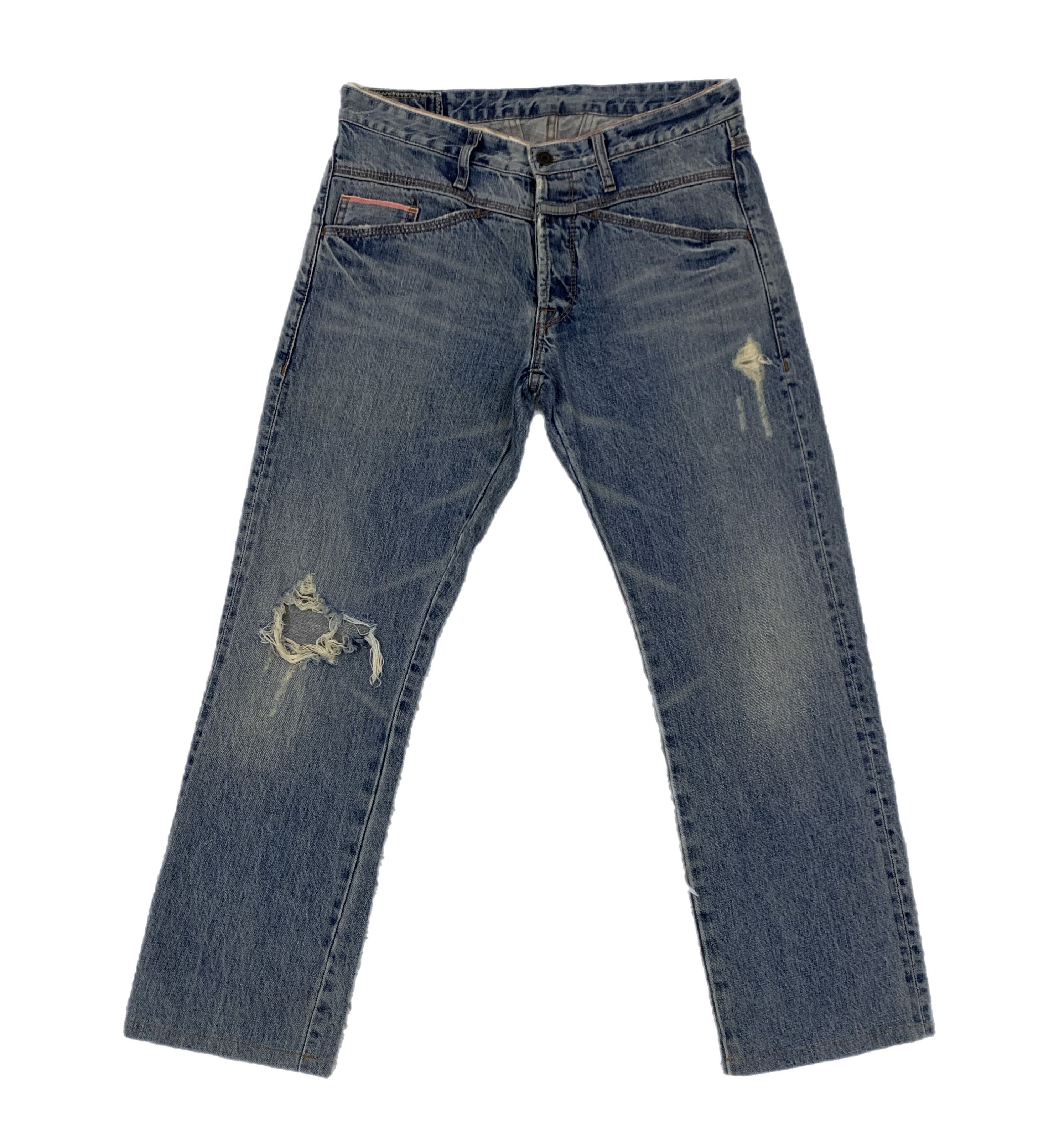 Marithe + Francois Girbaud Marithe Francois Girbaud Selfedge Jeans Pant Size US 33 - 1 Thumbnail
