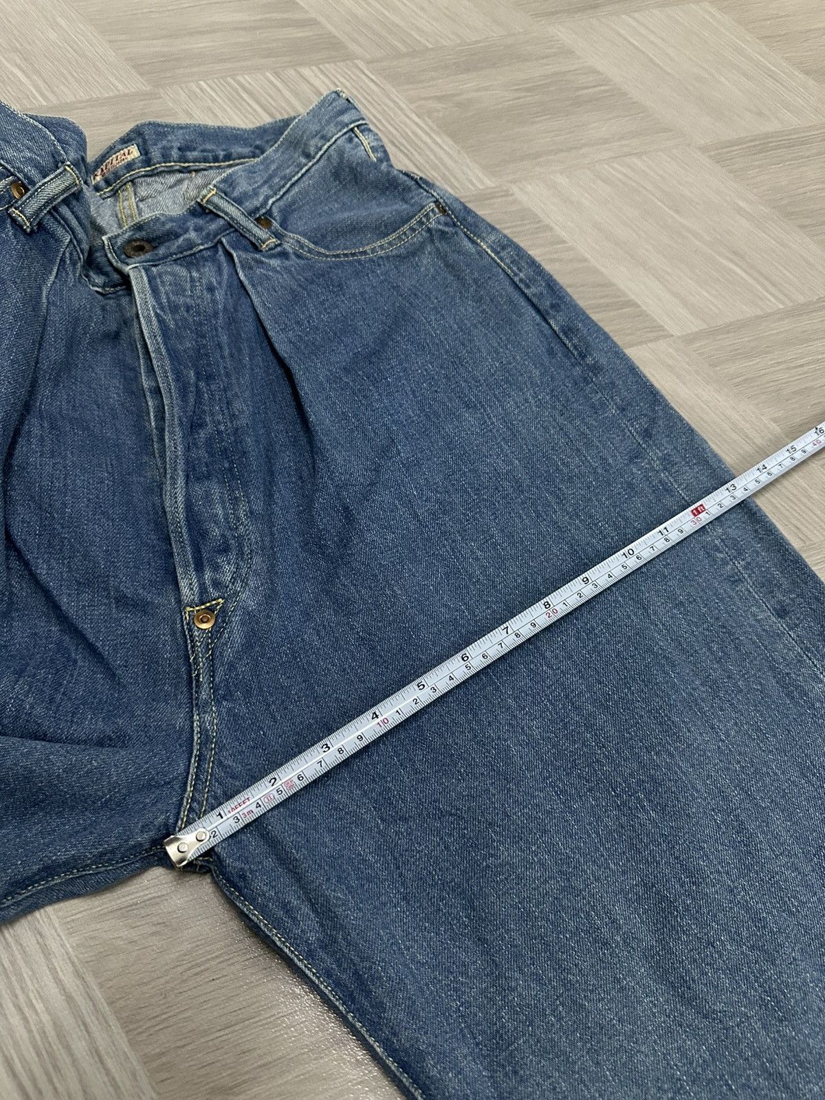 Kapital Kapital Japan Wide Leg Buckle Bag Denim Pant Size US 28 / EU 44 - 19 Thumbnail